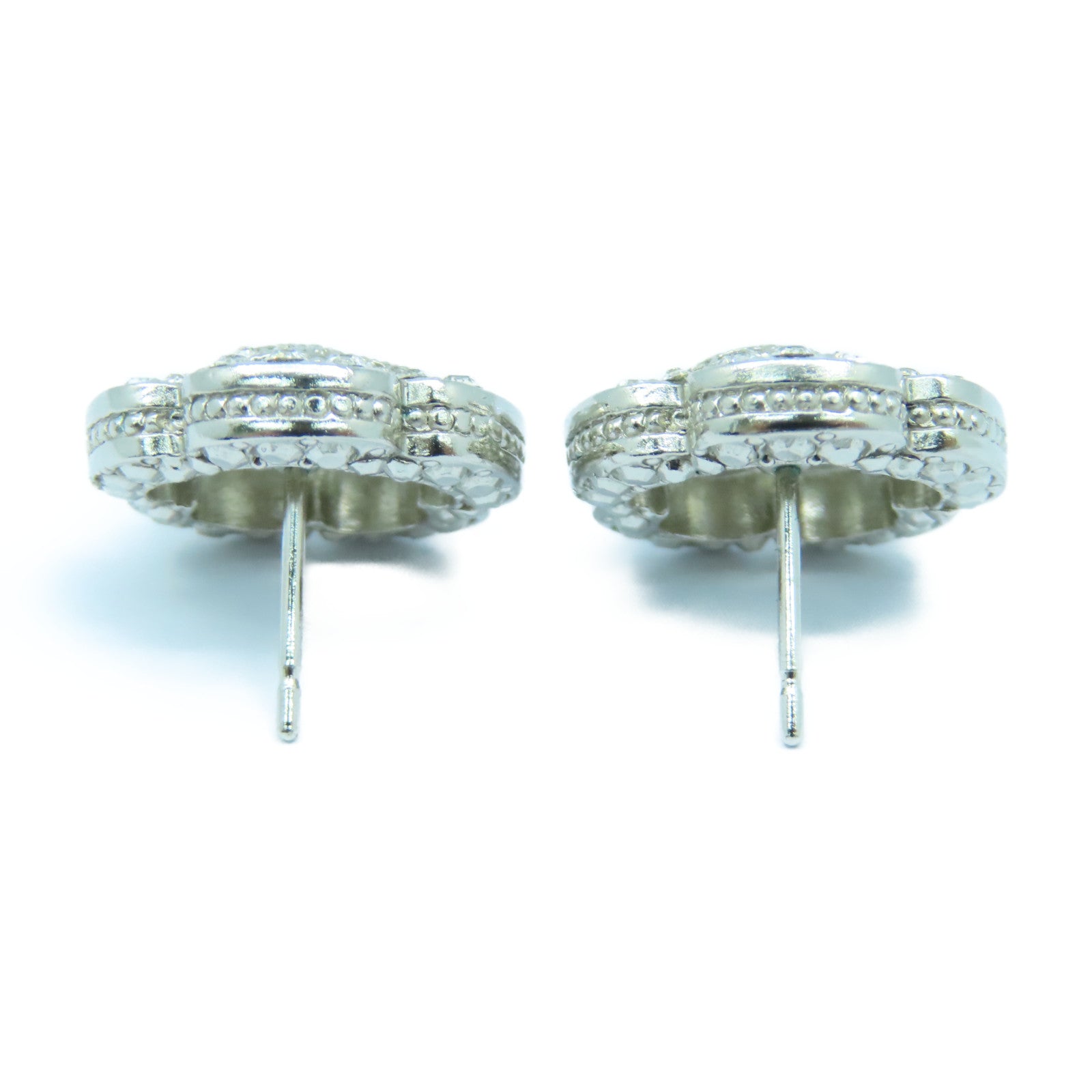 CHANEL 金屬Earrings耳環銀色