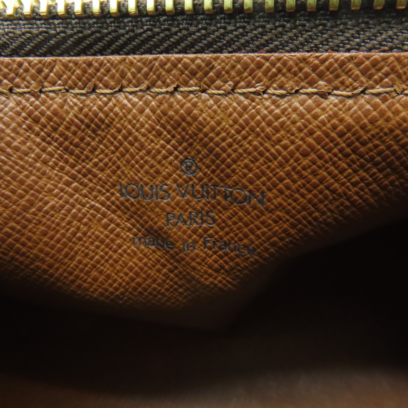 LOUIS VUITTON Monogram Papillon金扣手挽袋啡色