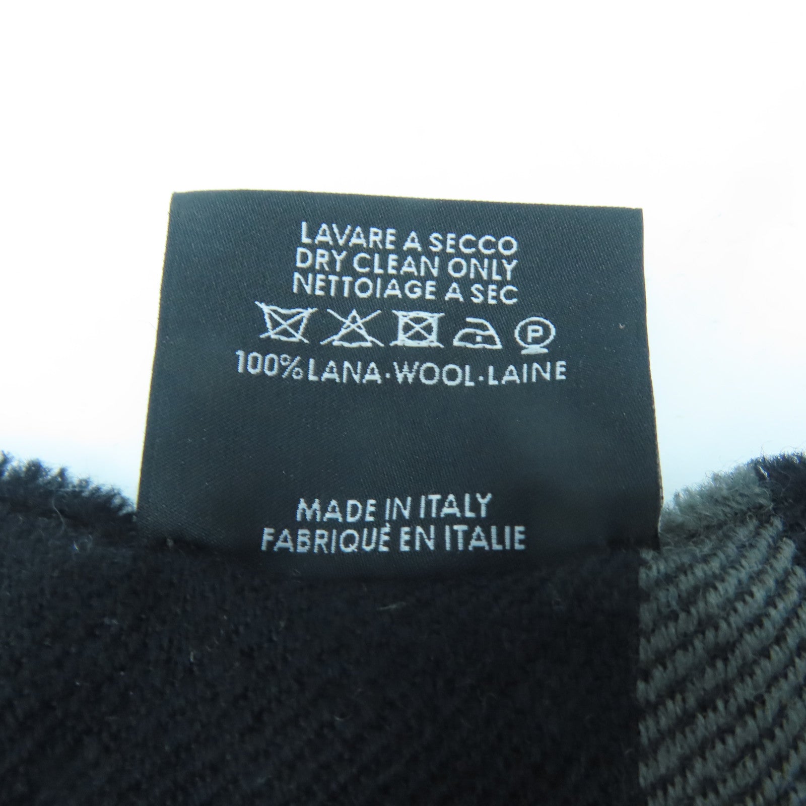 GUCCI Wool Scarf Scarf Black