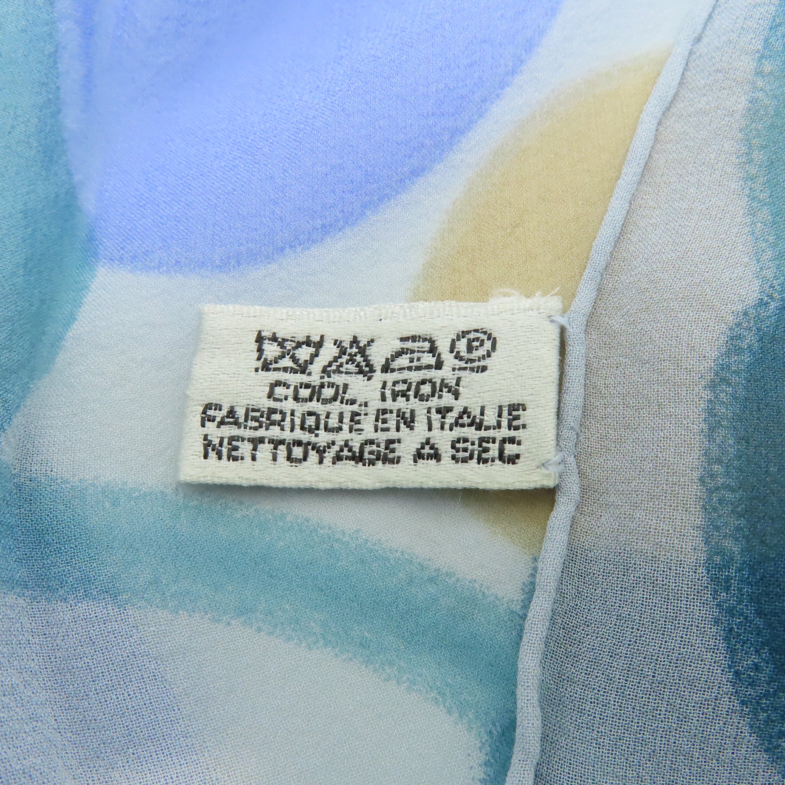 CHANEL 絲質Vintage Scarf圍巾藍色/粉紅色/啡色