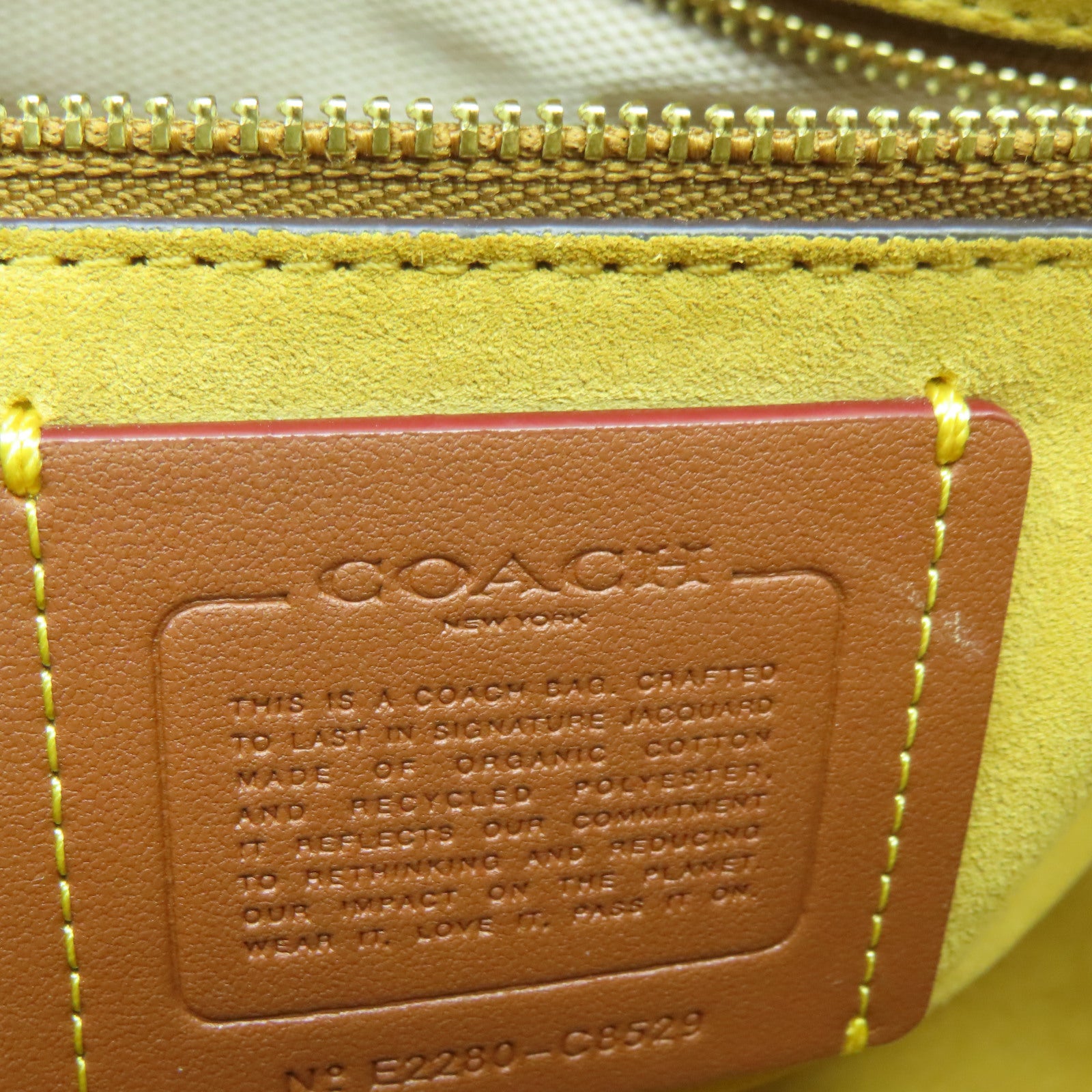 COACH 帆布/牛皮皮革Boston Bag金扣手挽肩背两用袋棕色