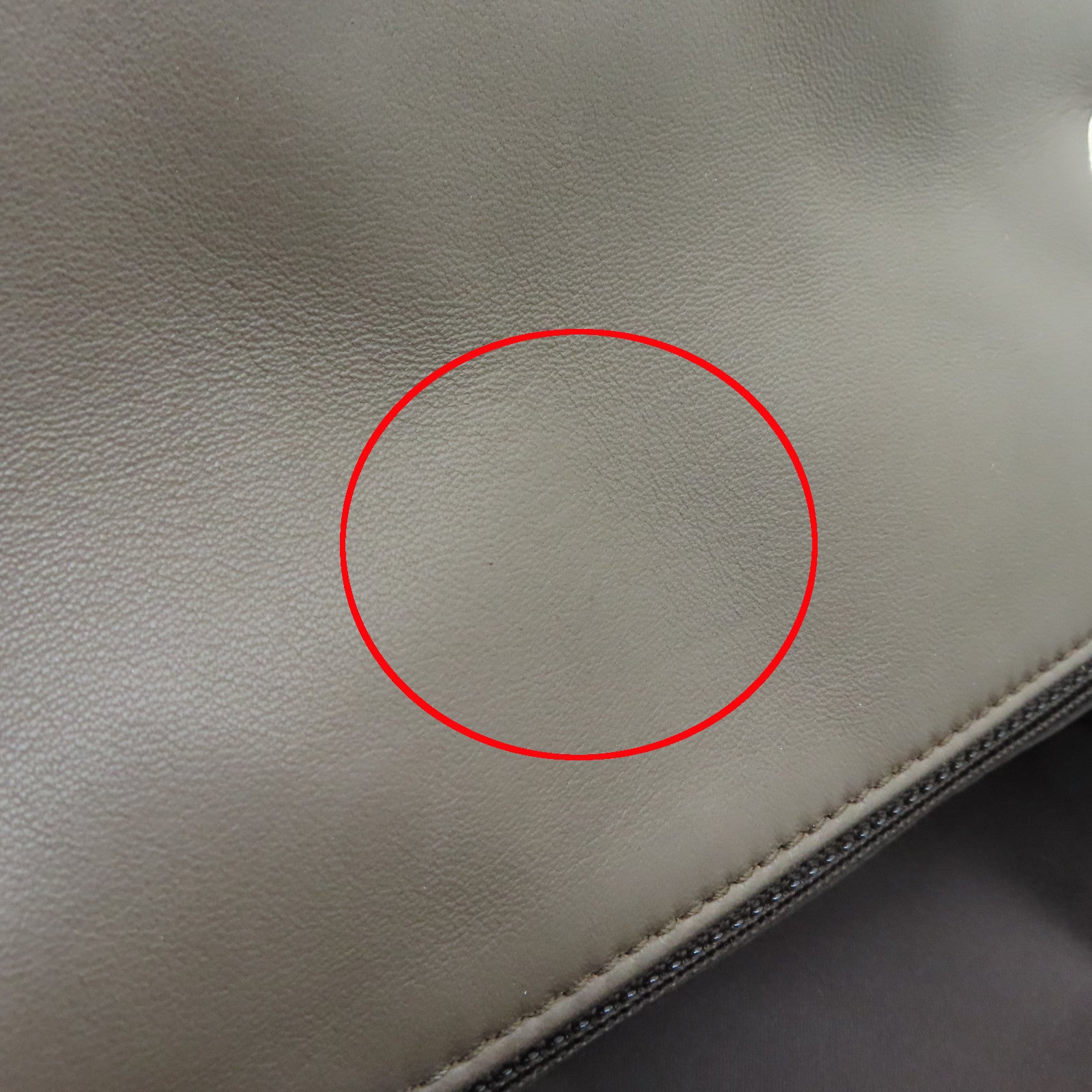CHANEL 蛇皮皮革Chain Shoulder银扣手挽肩背两用袋啡色