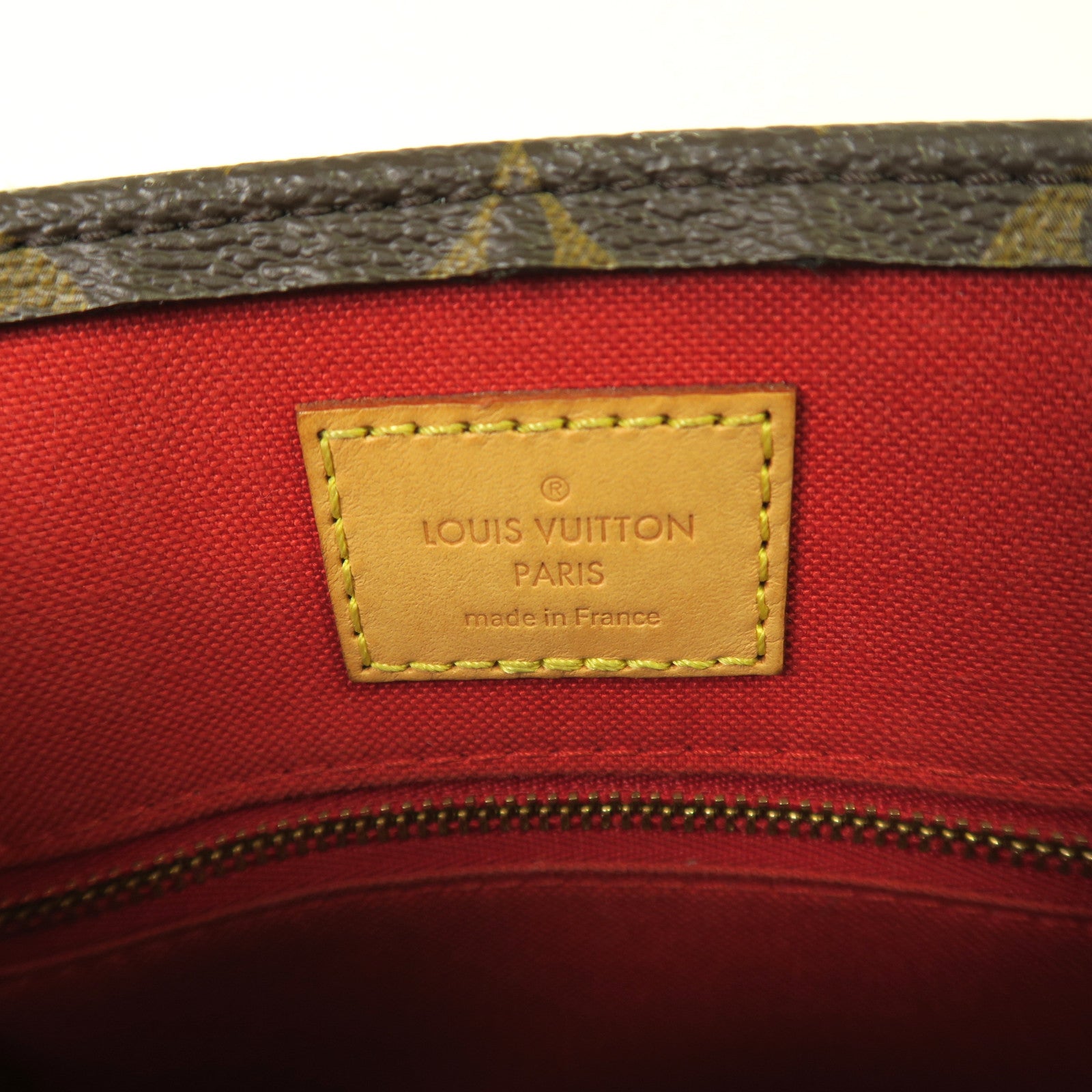 LOUIS VUITTON Monogram Sac Plat BB金扣手挽肩背兩用袋啡色