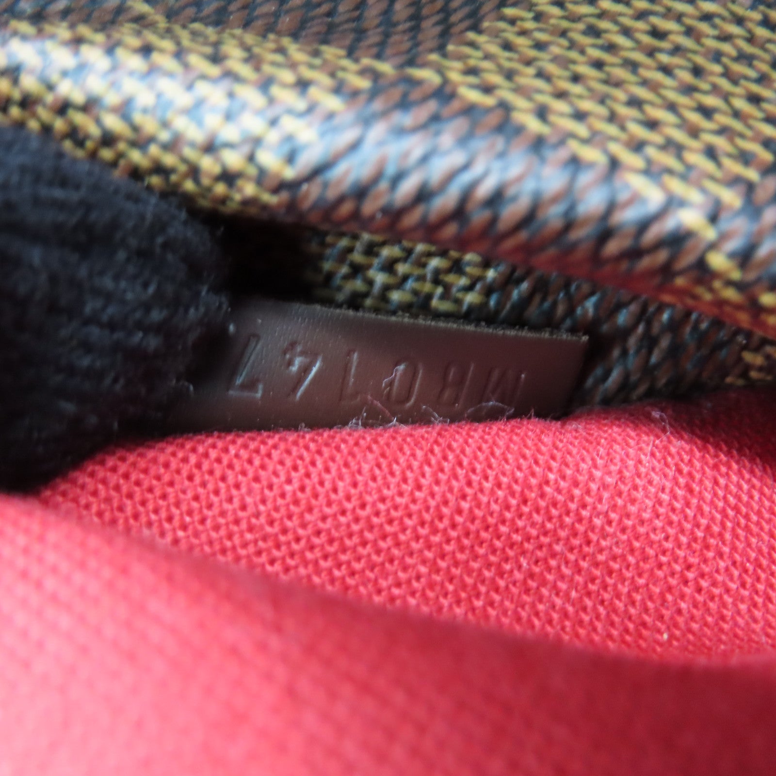 LOUIS VUITTON Damier Totally MM金扣手挽袋啡色