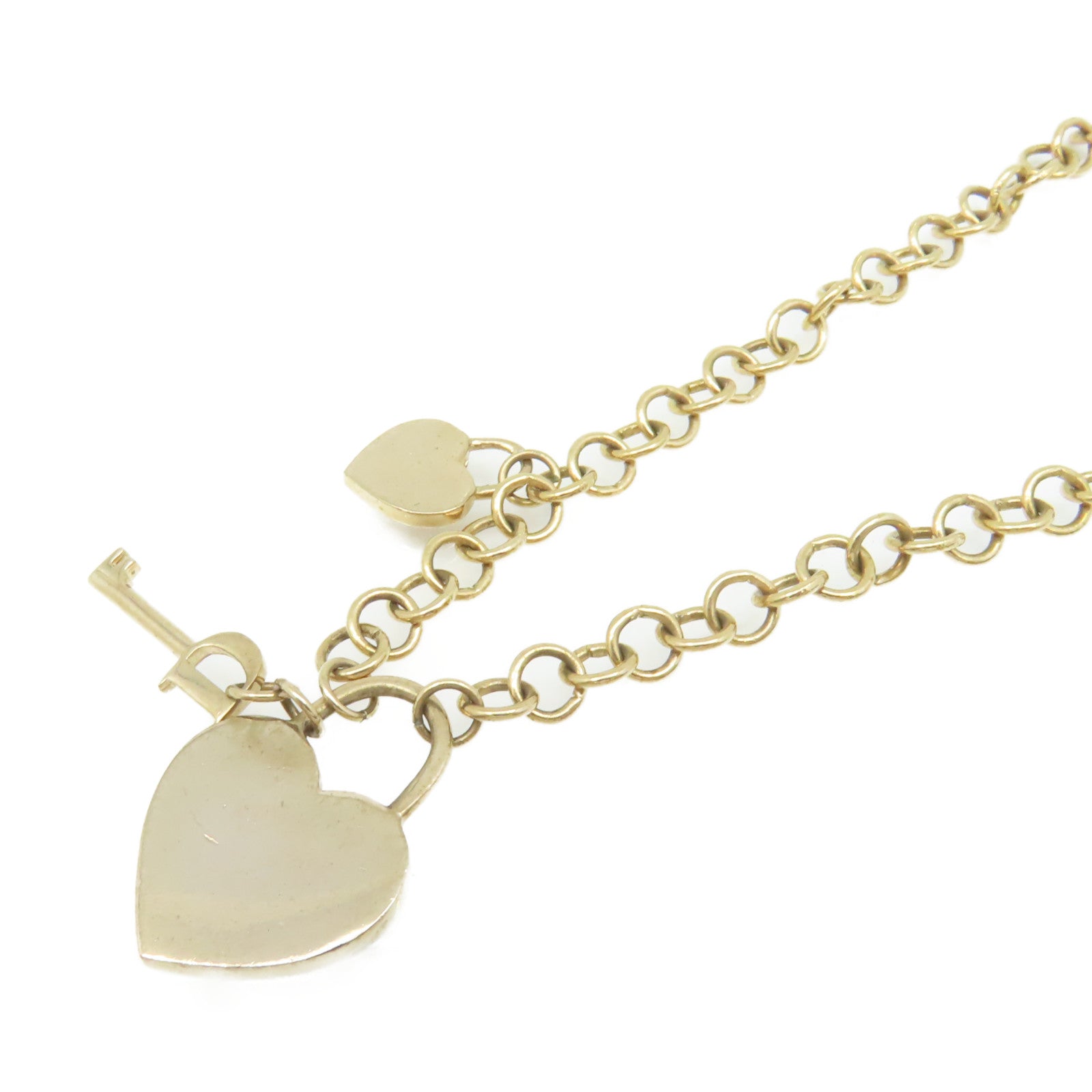 Dior 金屬Heart Key Necklace項鏈金色