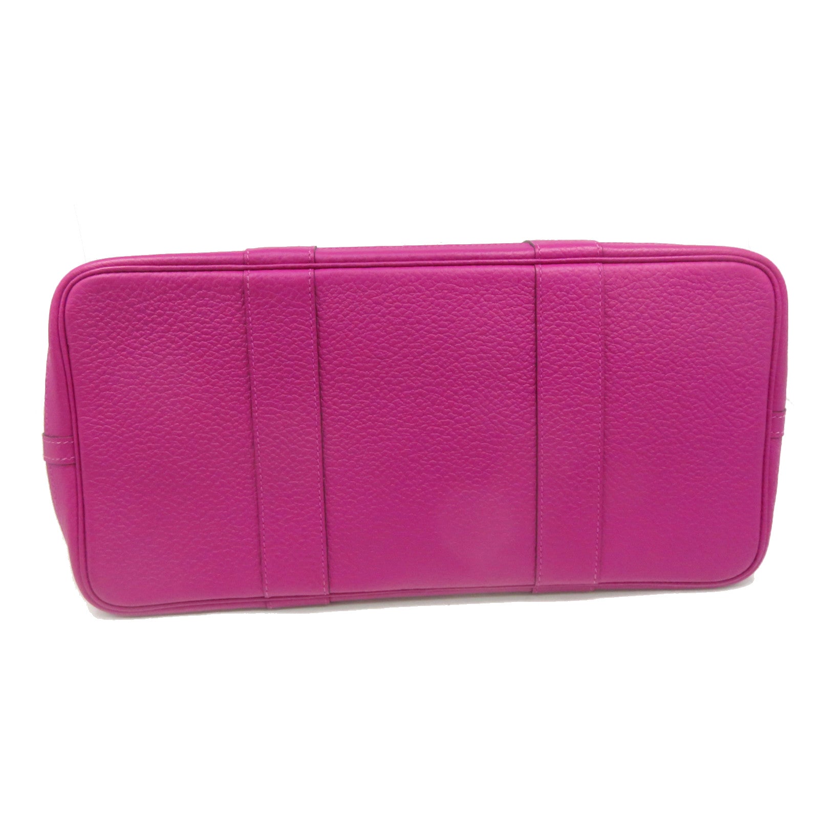 HERMES Country皮革GardenParty PM Hand Bag手挽袋Rose Purple紫色