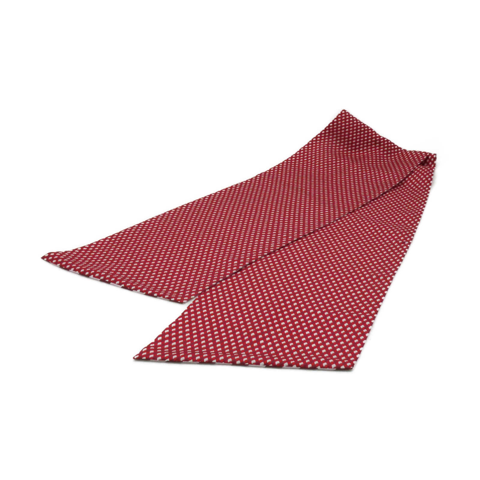 HERMES 絲質Maxi Twilly絲巾紅色/粉紅色