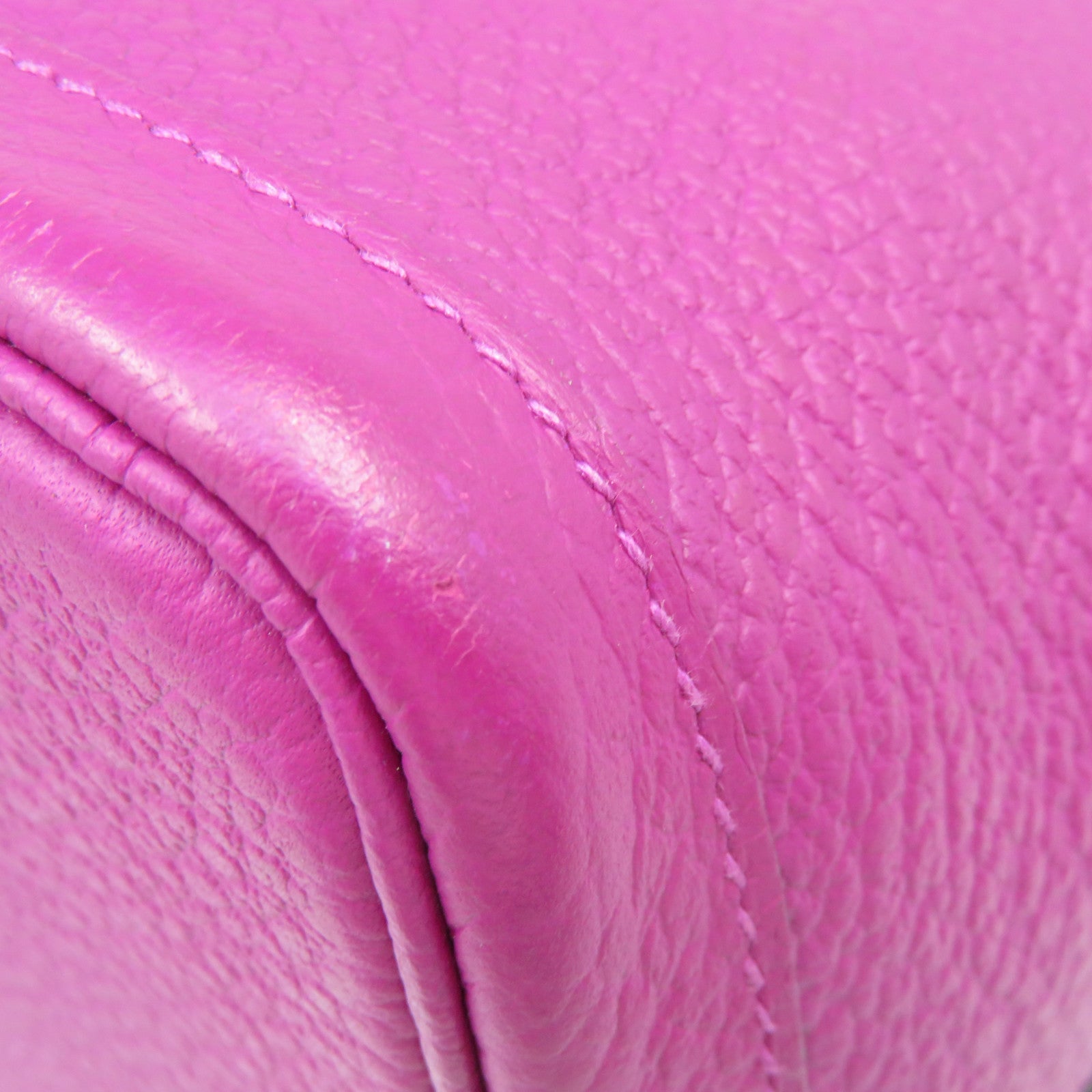 HERMES Country皮革GardenParty PM Hand Bag手挽袋Rose Purple紫色