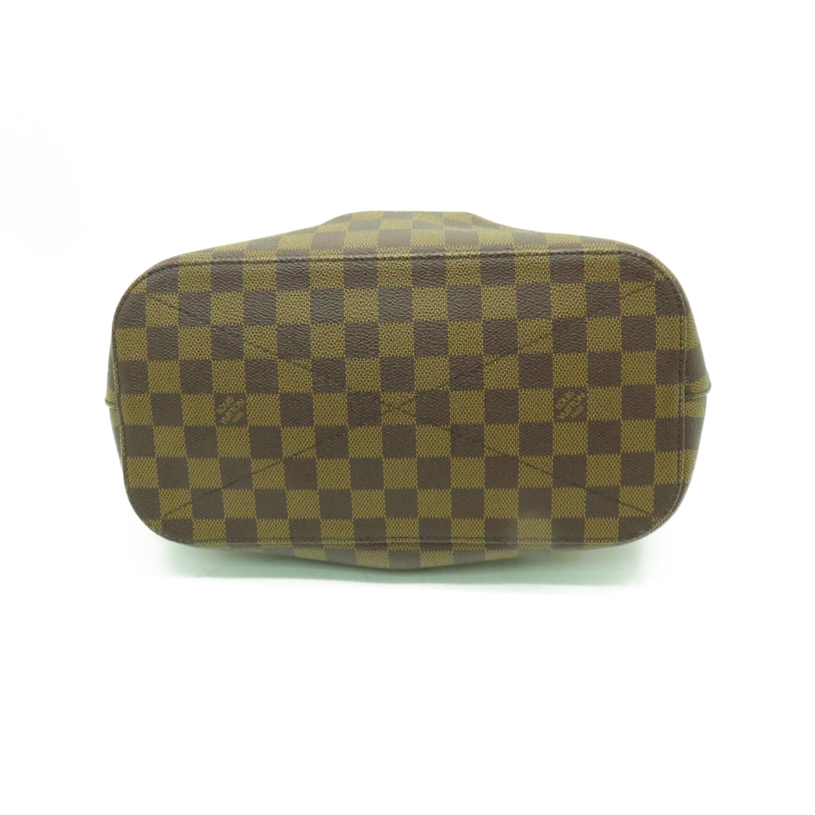 LOUIS VUITTON 【激減優惠】Damier Siena PM金扣手挽肩背兩用袋棕色