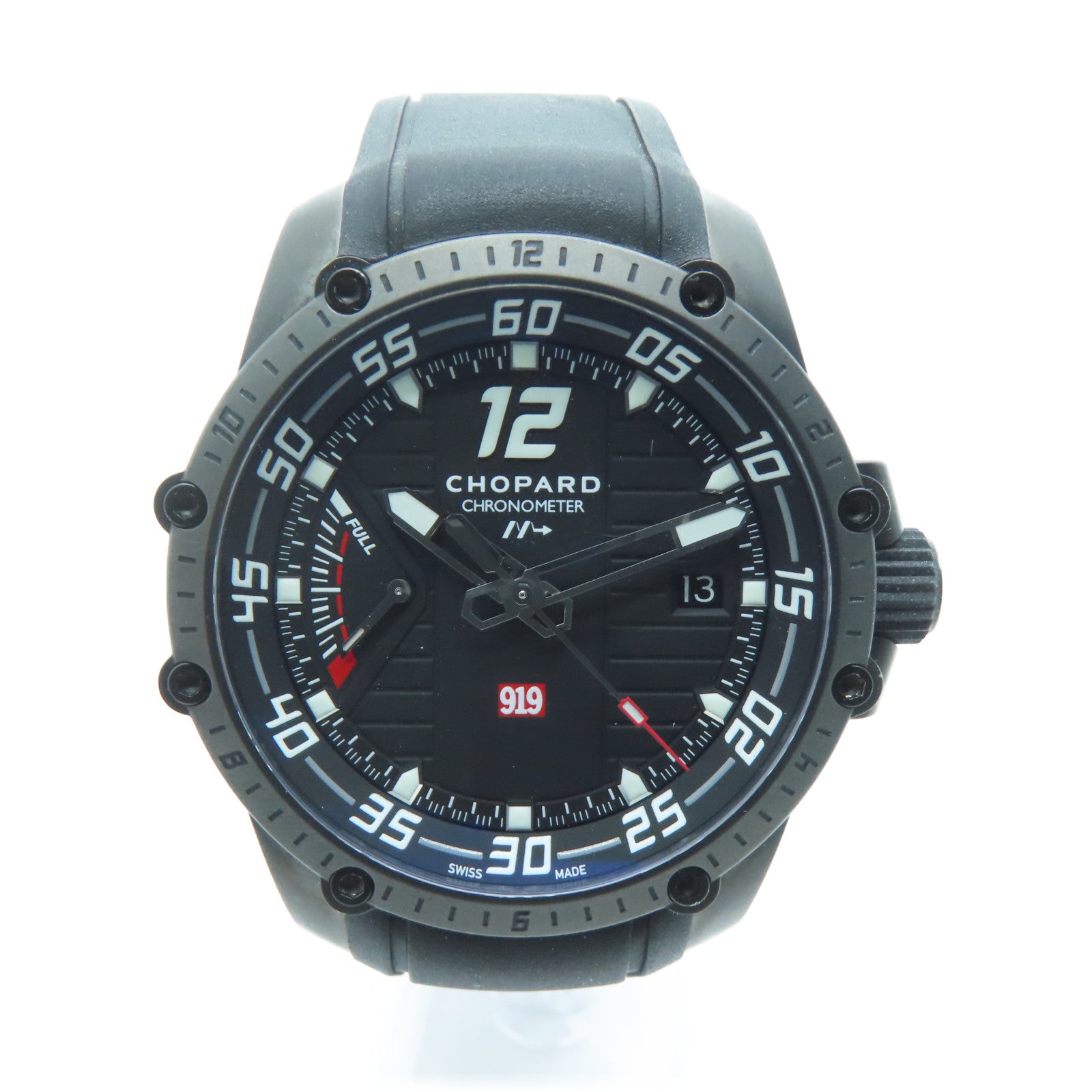 Chopard Classic Racing Titanium/橡胶带手表自动机芯黑色