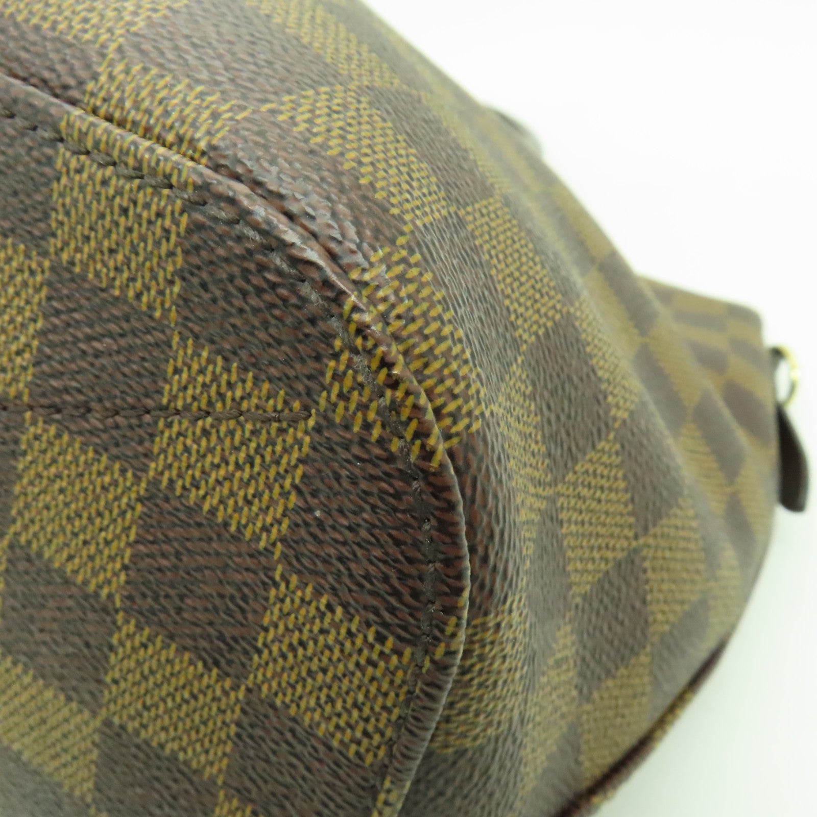 LOUIS VUITTON 【激減優惠】Damier Siena PM金扣手挽肩背兩用袋棕色