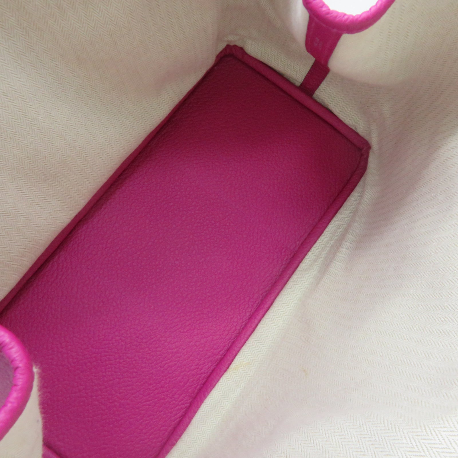 HERMES Country皮革GardenParty PM Hand Bag手挽袋Rose Purple紫色