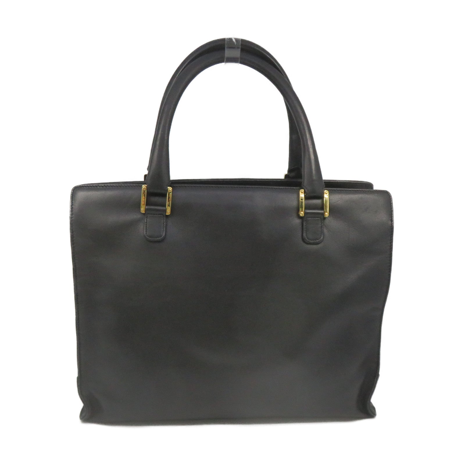 LOEWE 牛皮皮革Tote Bag手挽袋黑色