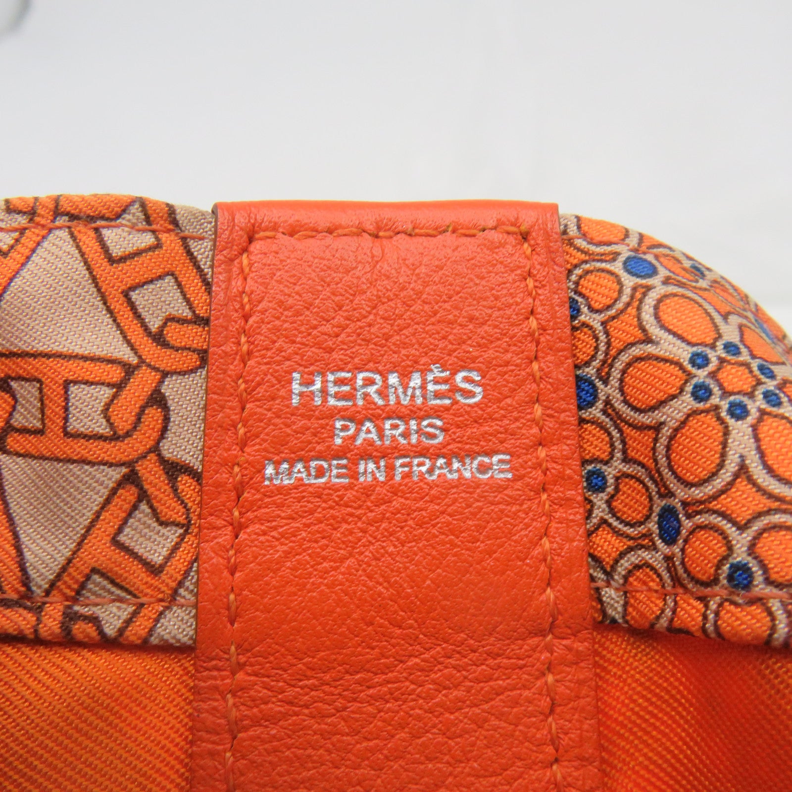 HERMES Silk Sowacool 22 Shoulder Bag Orange/Color