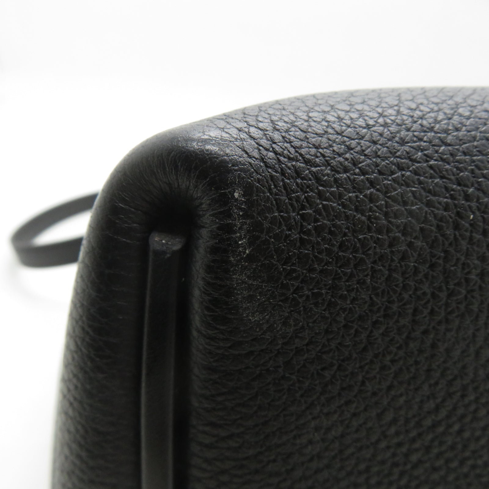 HERMES Swift皮革24/24 29cm金扣手挽肩背兩用袋Noir黑色