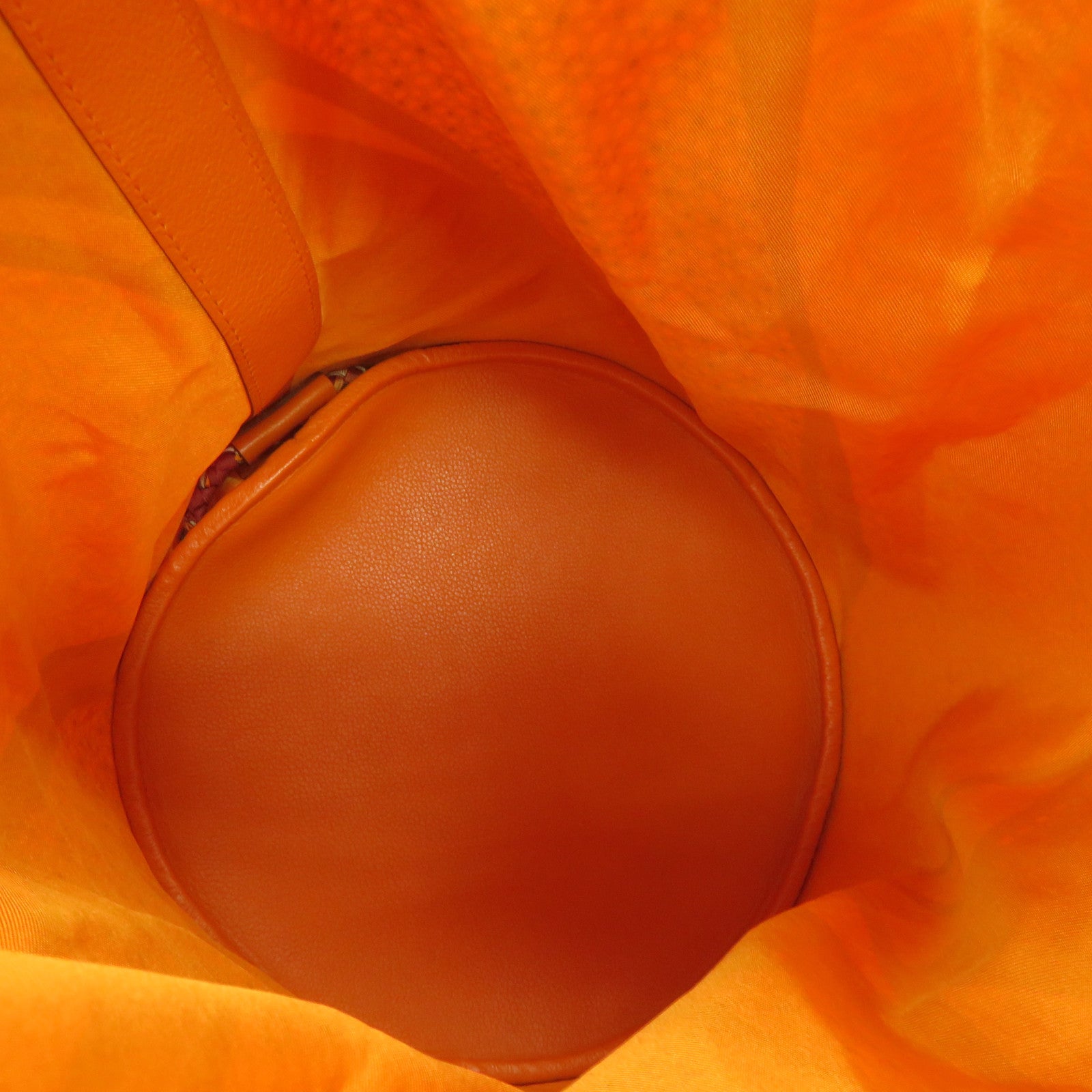 HERMES Silk Sowacool 22 Shoulder Bag Orange/Color