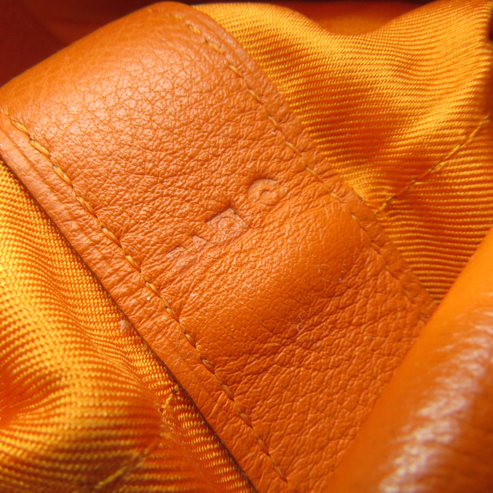 HERMES Silk Sowacool 22 Shoulder Bag Orange/Color