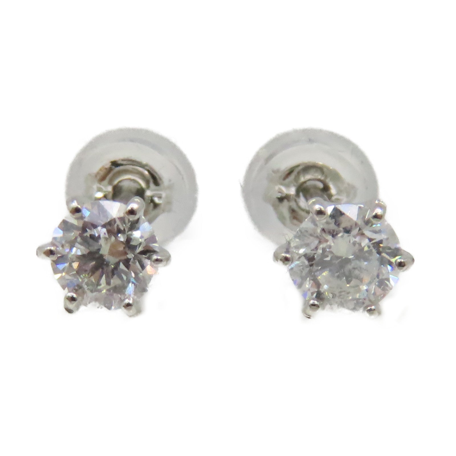 JEWELRY PT900 Platinum/0.5ct Diamond Diamond Earrings
