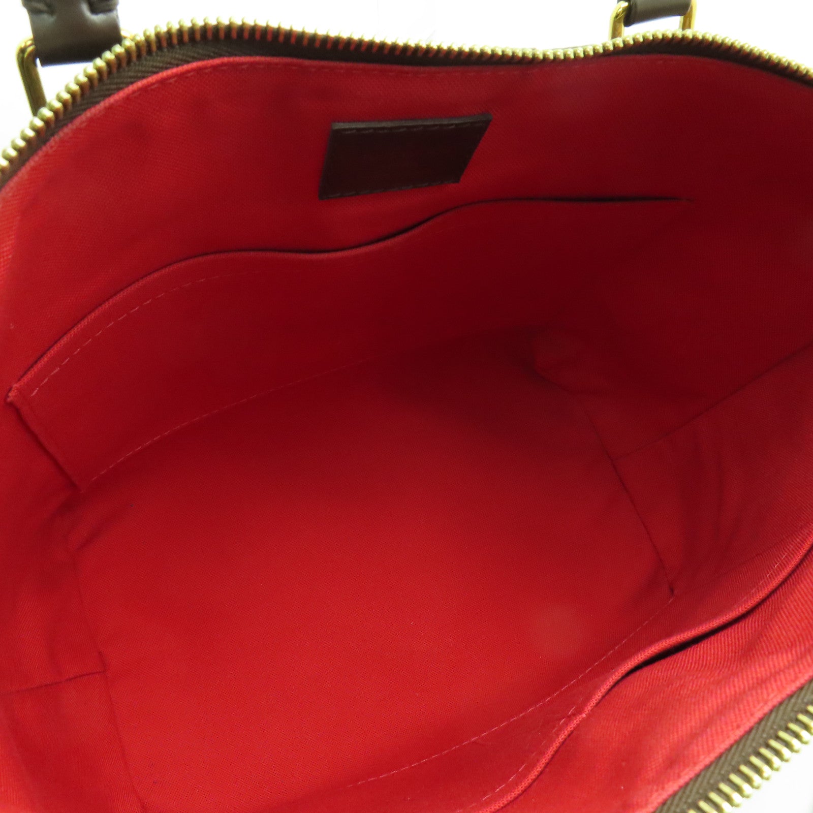 LOUIS VUITTON 【激減優惠】Damier Siena PM金扣手挽肩背兩用袋棕色