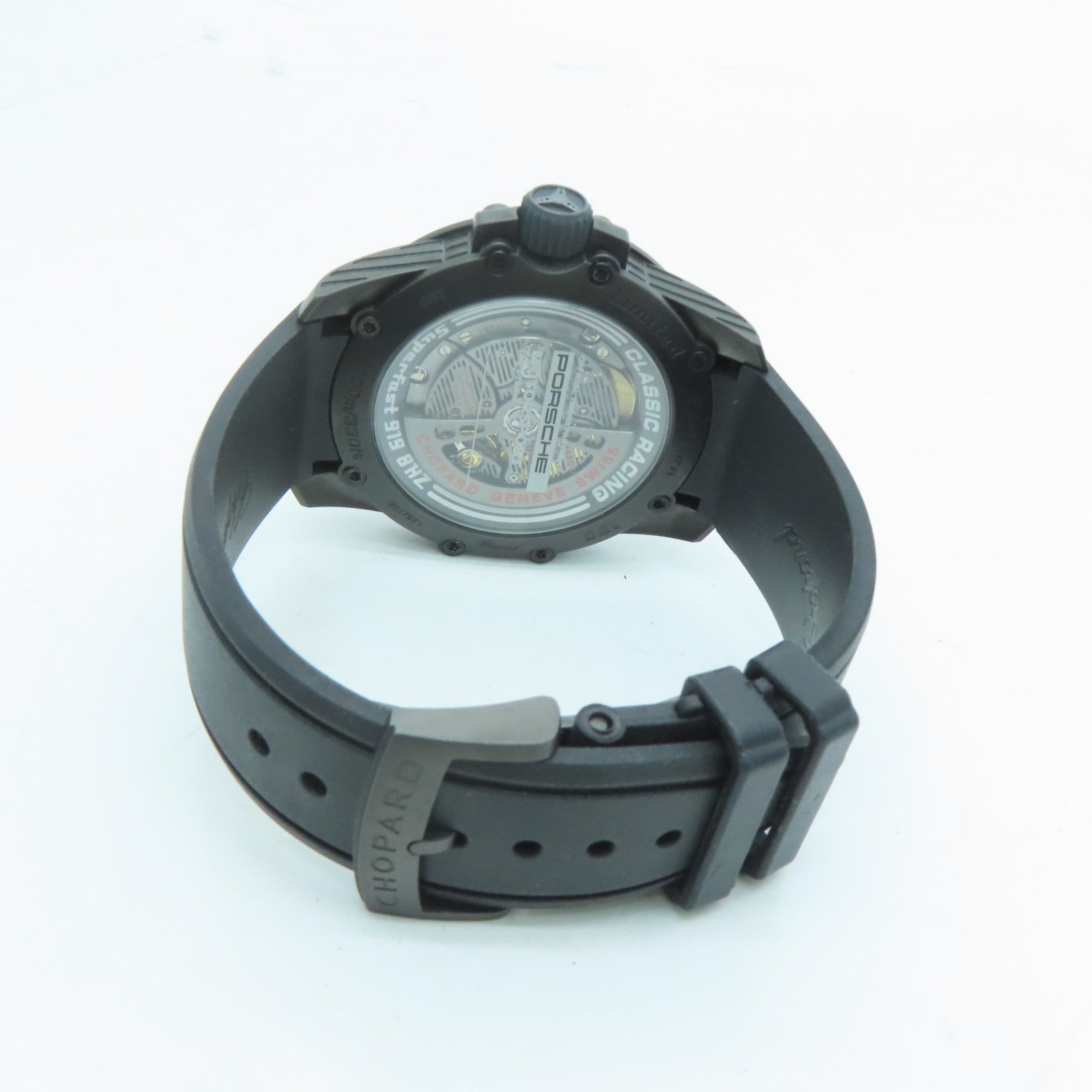 Chopard Classic Racing Titanium/橡胶带手表自动机芯黑色