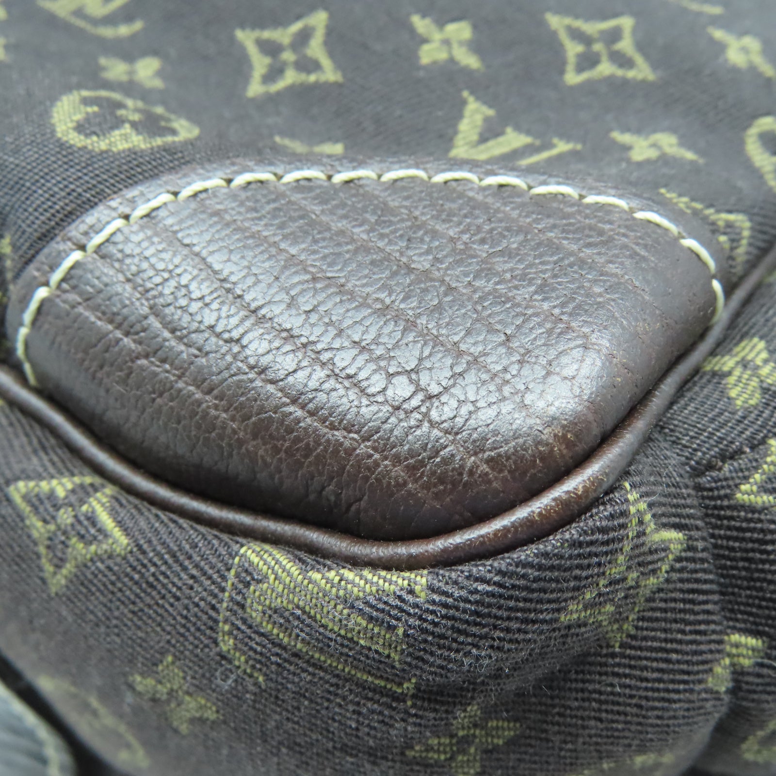 LOUIS VUITTON Monogram Mini Sac Langer金扣手挽肩背兩用袋棕色