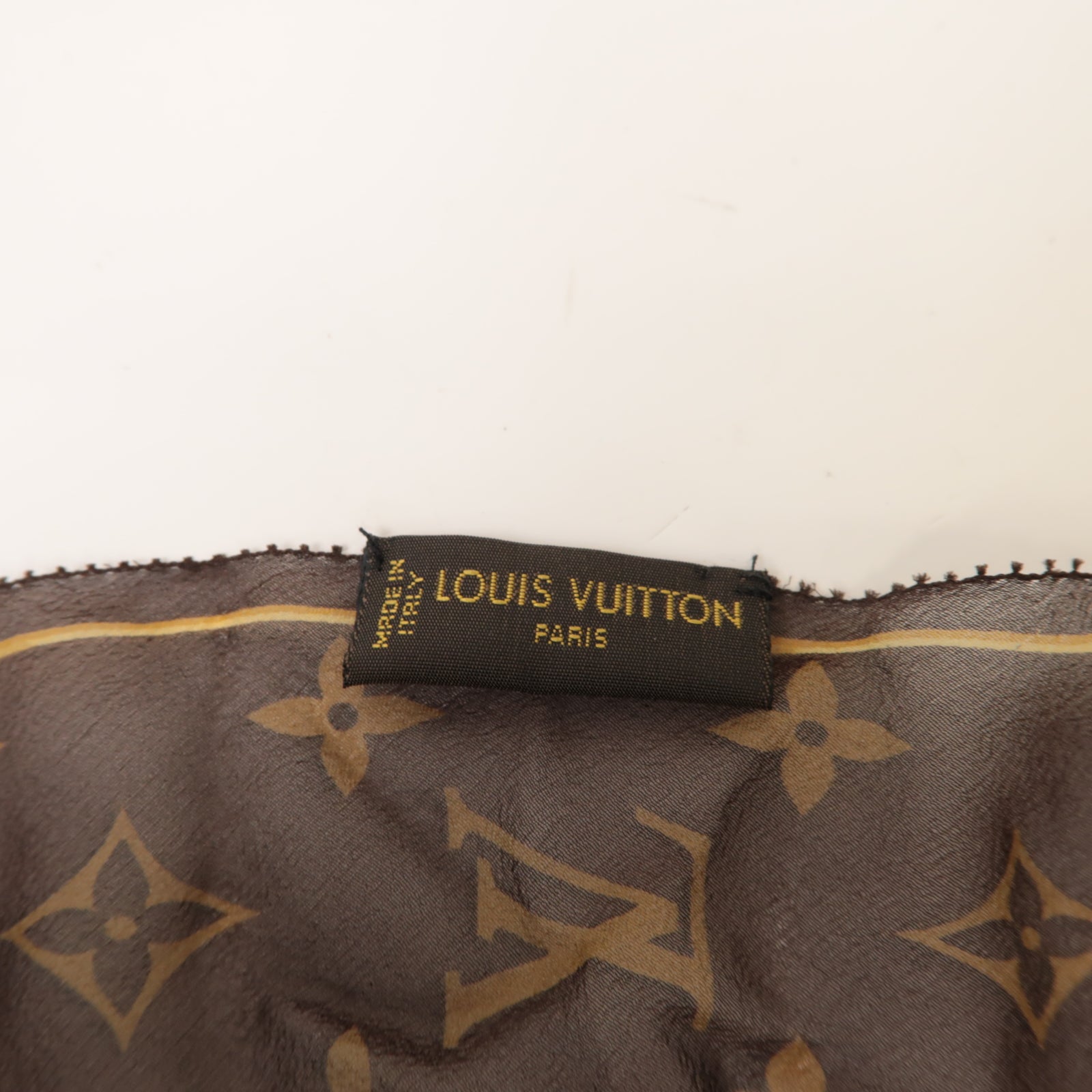 LOUIS VUITTON 薄紗Scarf圍巾啡色