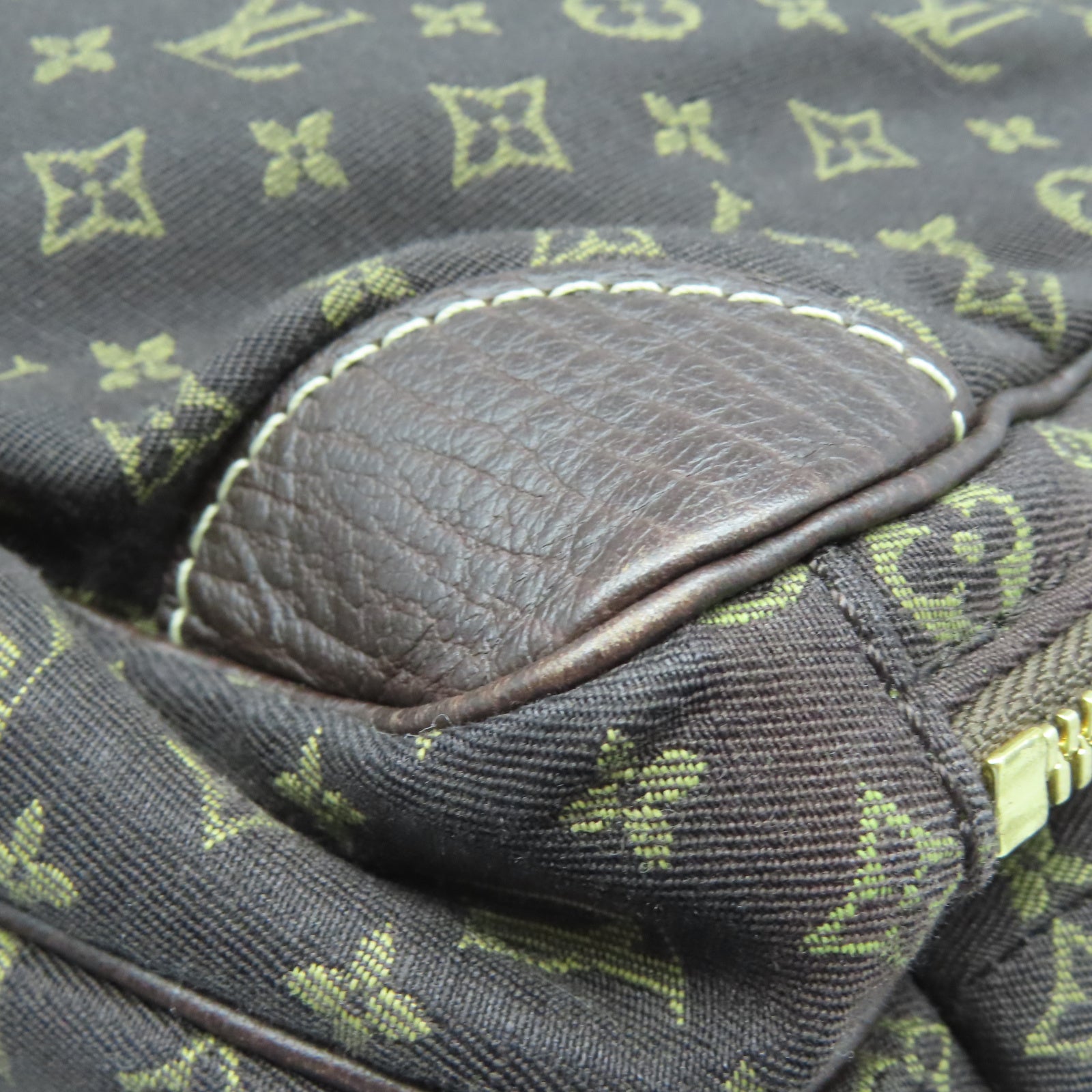 LOUIS VUITTON Monogram Mini Sac Langer金扣手挽肩背兩用袋棕色
