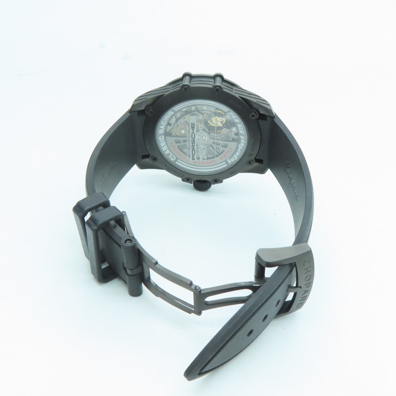 Chopard Classic Racing Titanium/橡胶带手表自动机芯黑色
