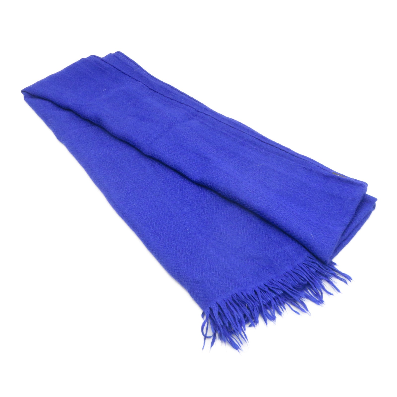 HERMES 【激减优惠】70%羊绒/30%丝质Scarf丝巾/围巾蓝色