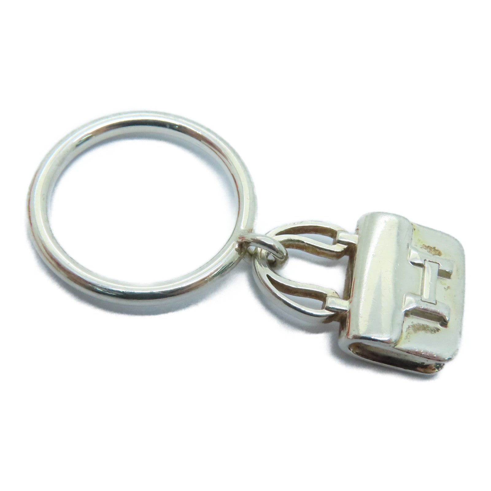 HERMES 925纯银Constance Ring银扣指环银色#50