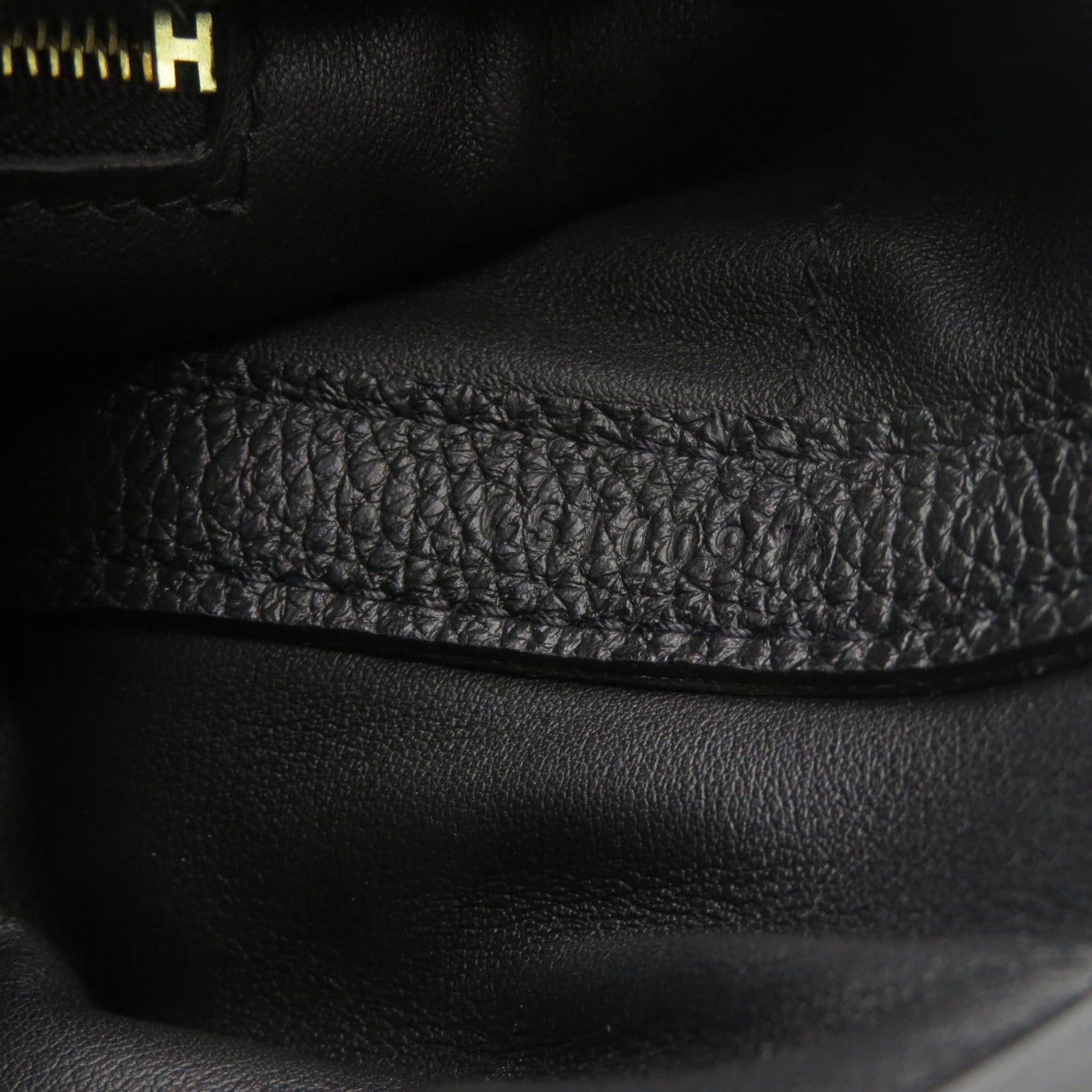 HERMES Swift皮革24/24 29cm金扣手挽肩背兩用袋Noir黑色