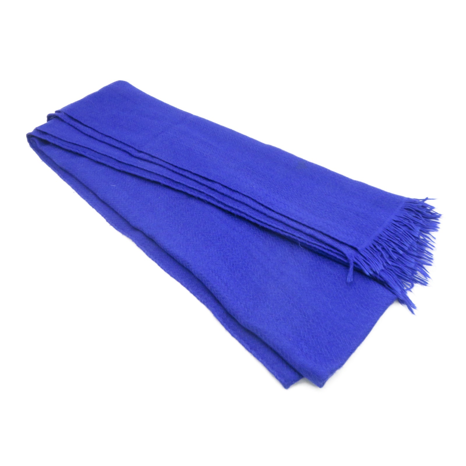 HERMES 【激减优惠】70%羊绒/30%丝质Scarf丝巾/围巾蓝色