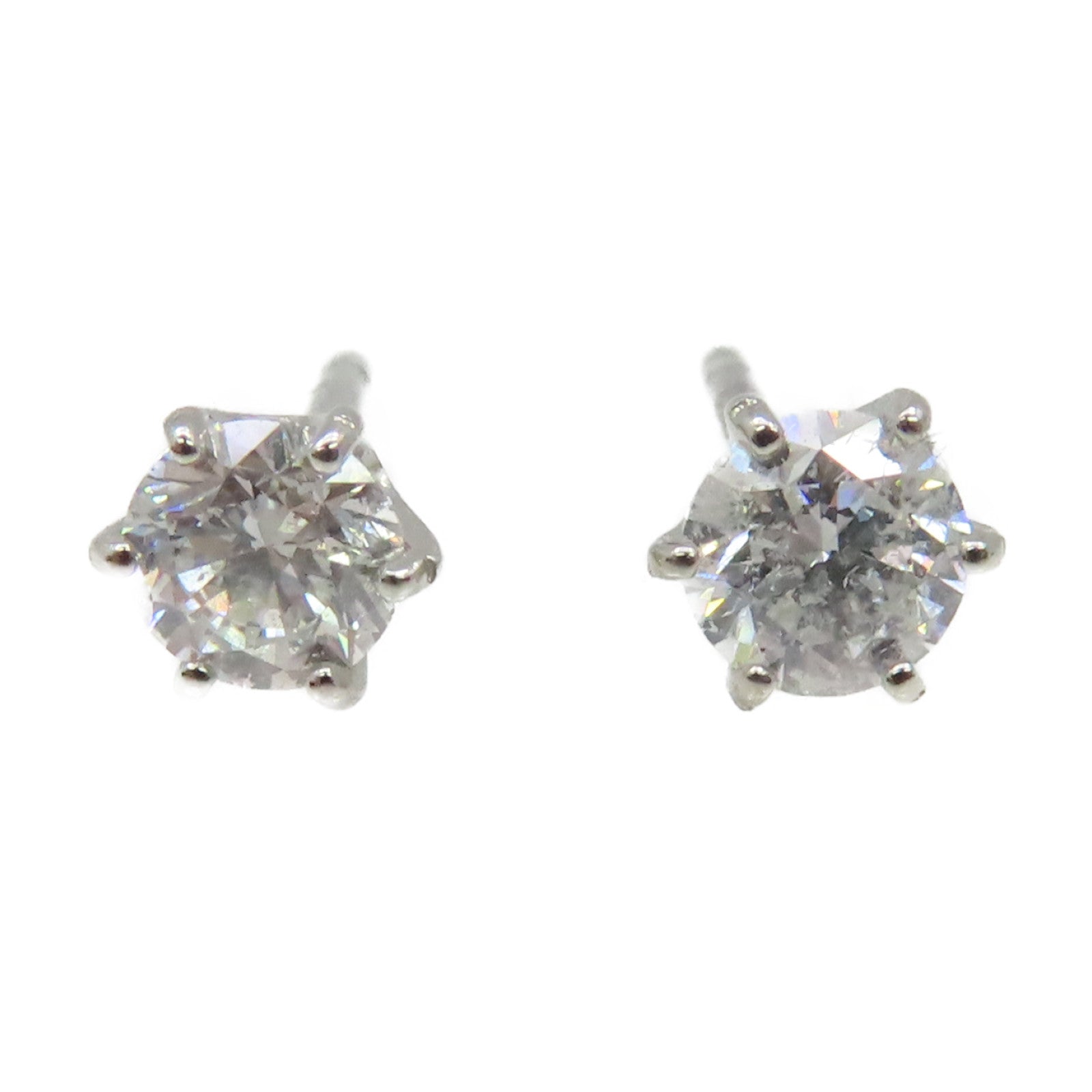 JEWELRY PT900 Platinum/0.5ct Diamond Diamond Earrings
