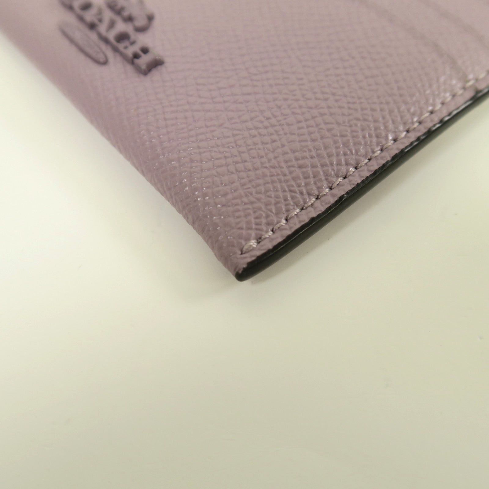 COACH 牛皮皮革Card Case卡片套紫色