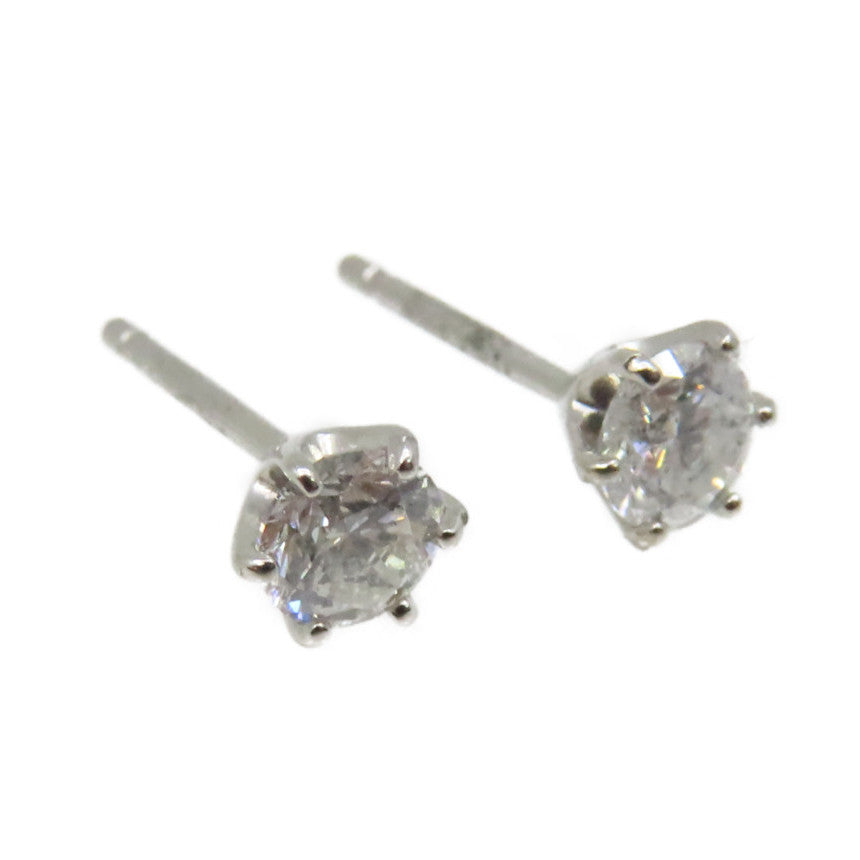 JEWELRY PT900 Platinum/0.5ct Diamond Diamond Earrings