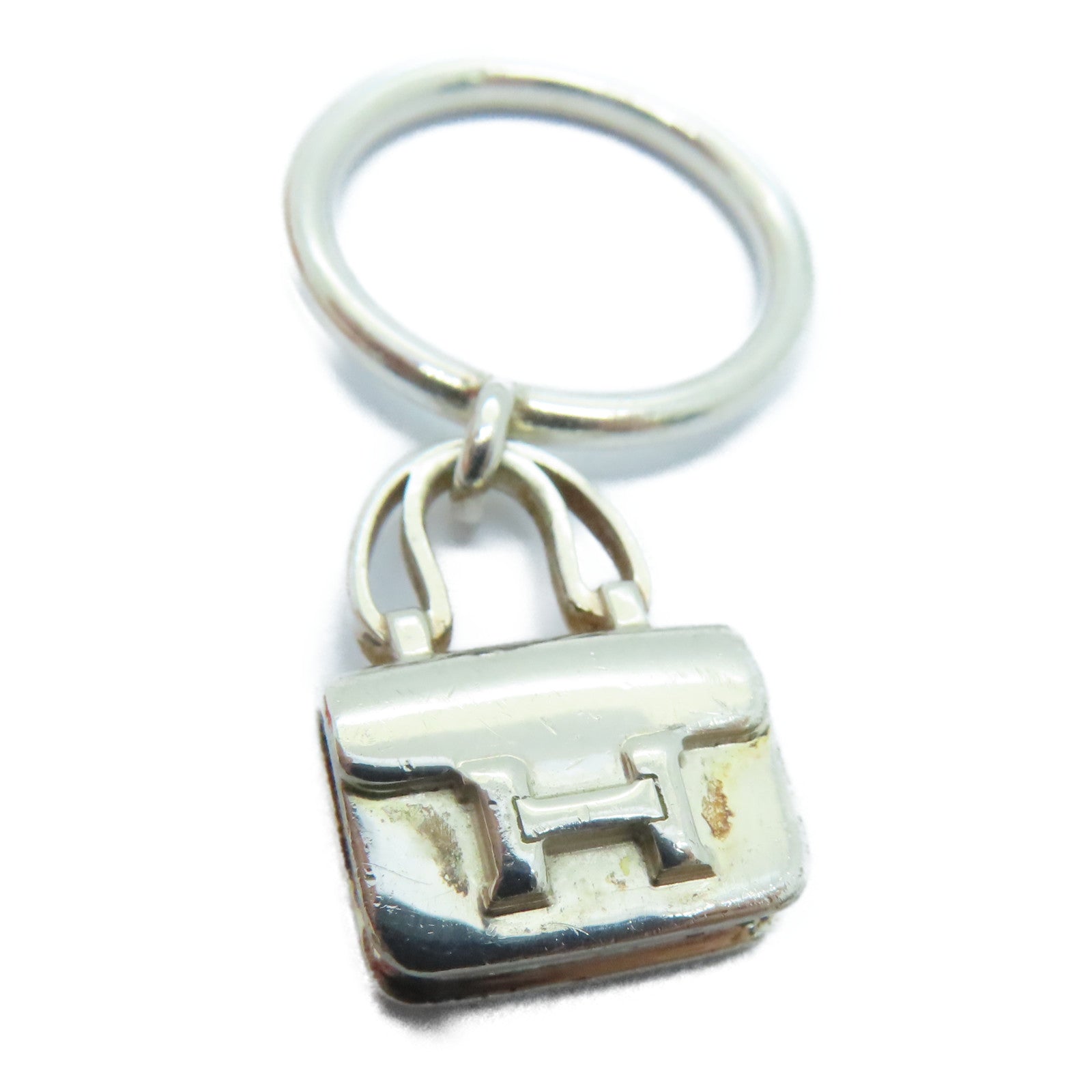 HERMES 925纯银Constance Ring银扣指环银色#50