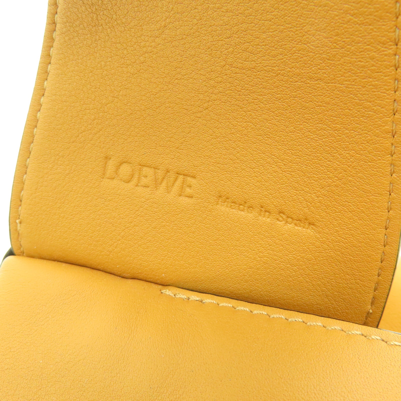 LOEWE cowhide leather Hobo Bag gold buckle shoulder bag brown