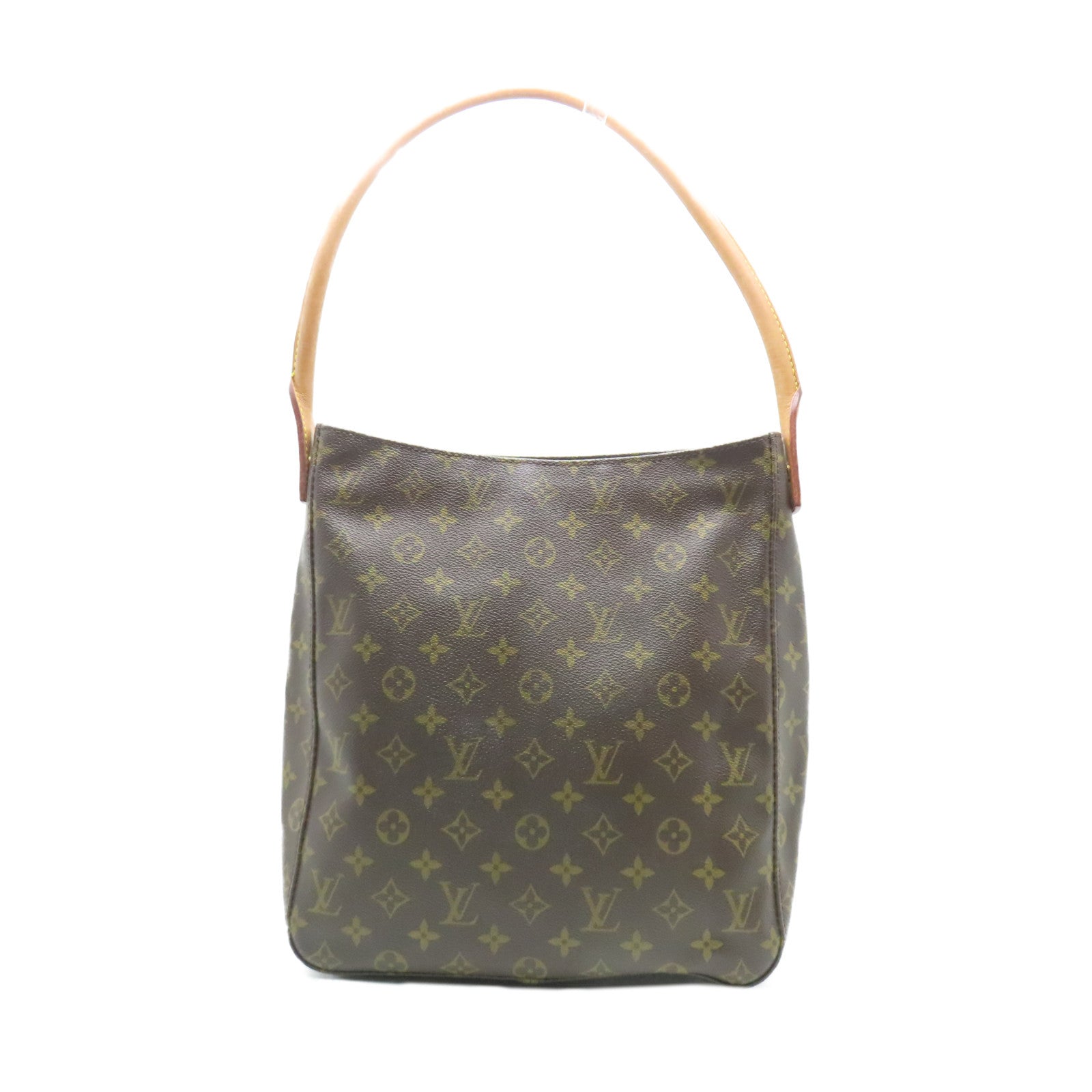 LOUIS VUITTON Monogram Looping金扣肩背袋啡色