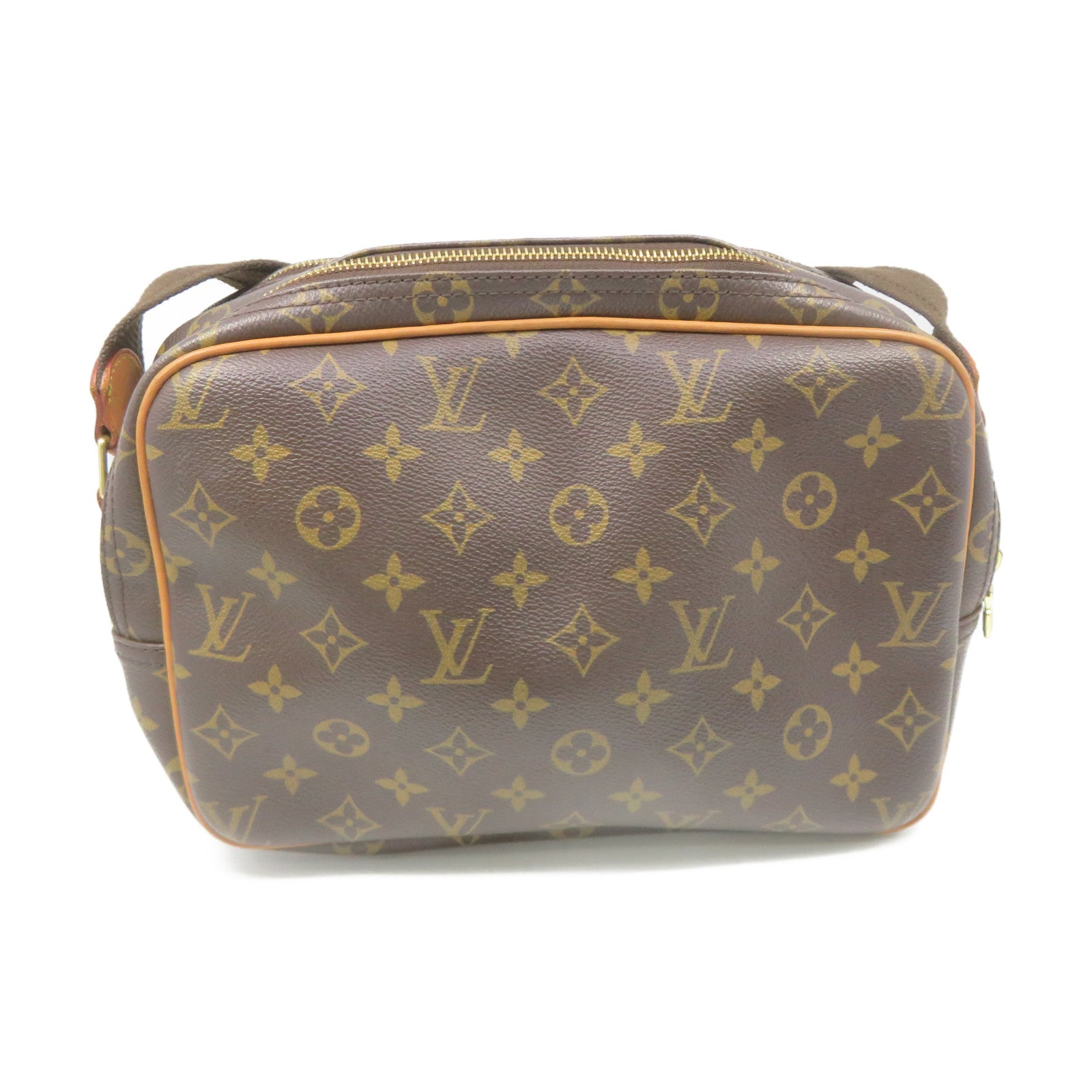 LOUIS VUITTON 【激減優惠】Monogram Reporter PM Shoulder Bag肩背袋啡色