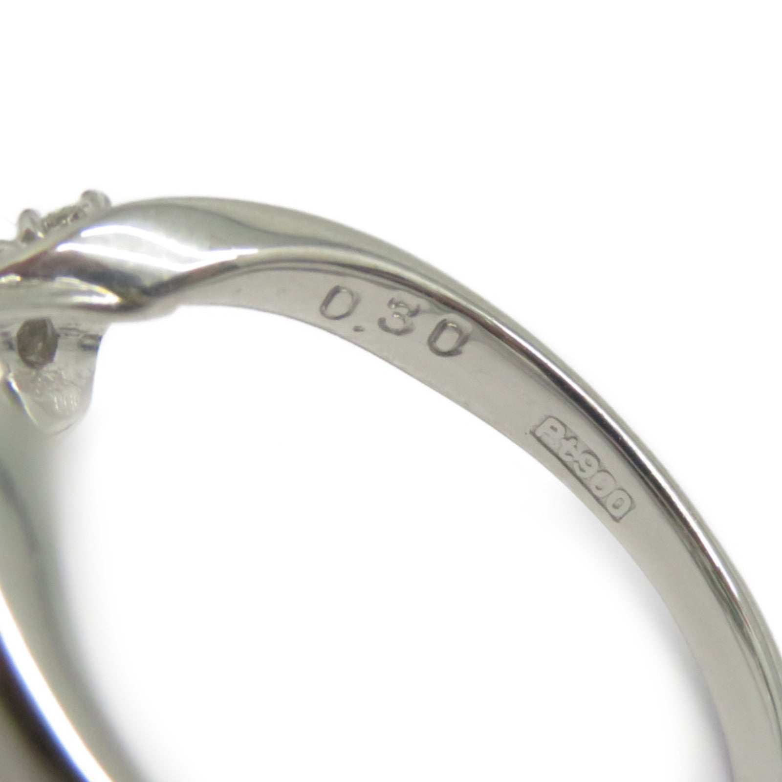 JEWELRY PT900鉑金Jade Diamond Ring 1.402ct翡翠/0.30ct鑽石戒指US#6.25