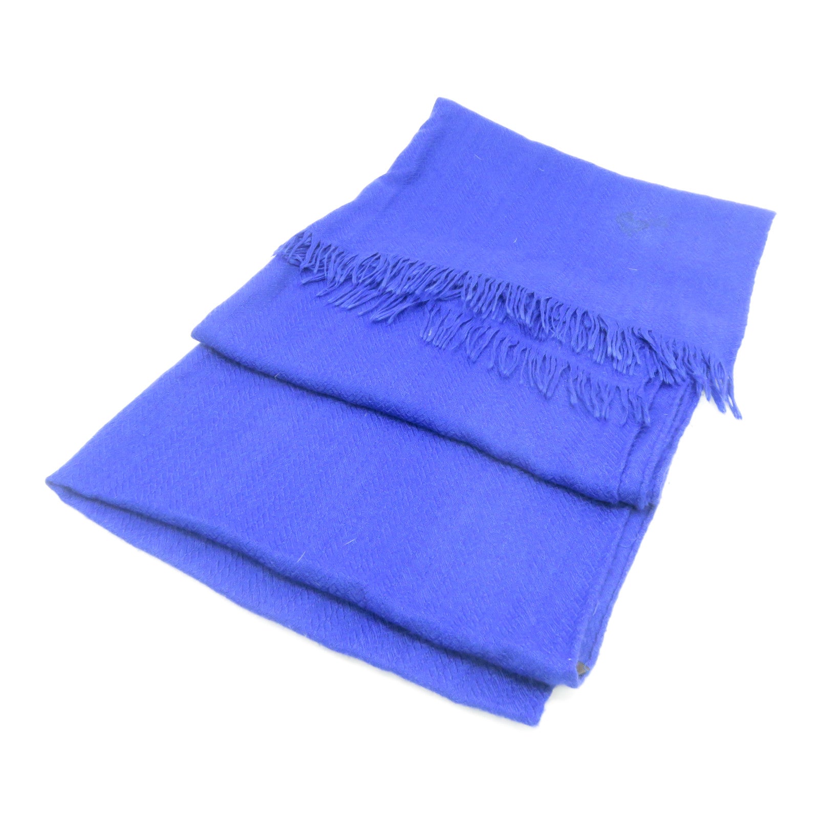 HERMES 【激减优惠】70%羊绒/30%丝质Scarf丝巾/围巾蓝色