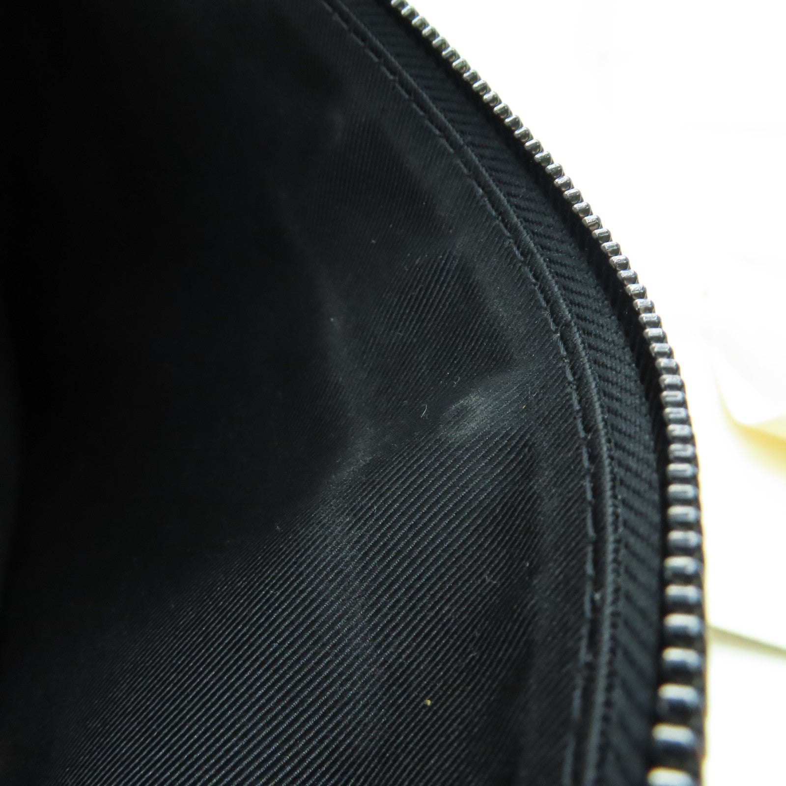 LOUIS VUITTON Monogram Shadow Pochette To-Go Clutch Black Buckle Black