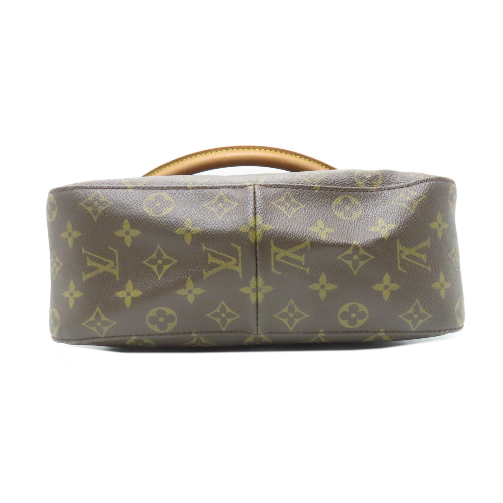 LOUIS VUITTON Monogram Looping金扣肩背袋啡色