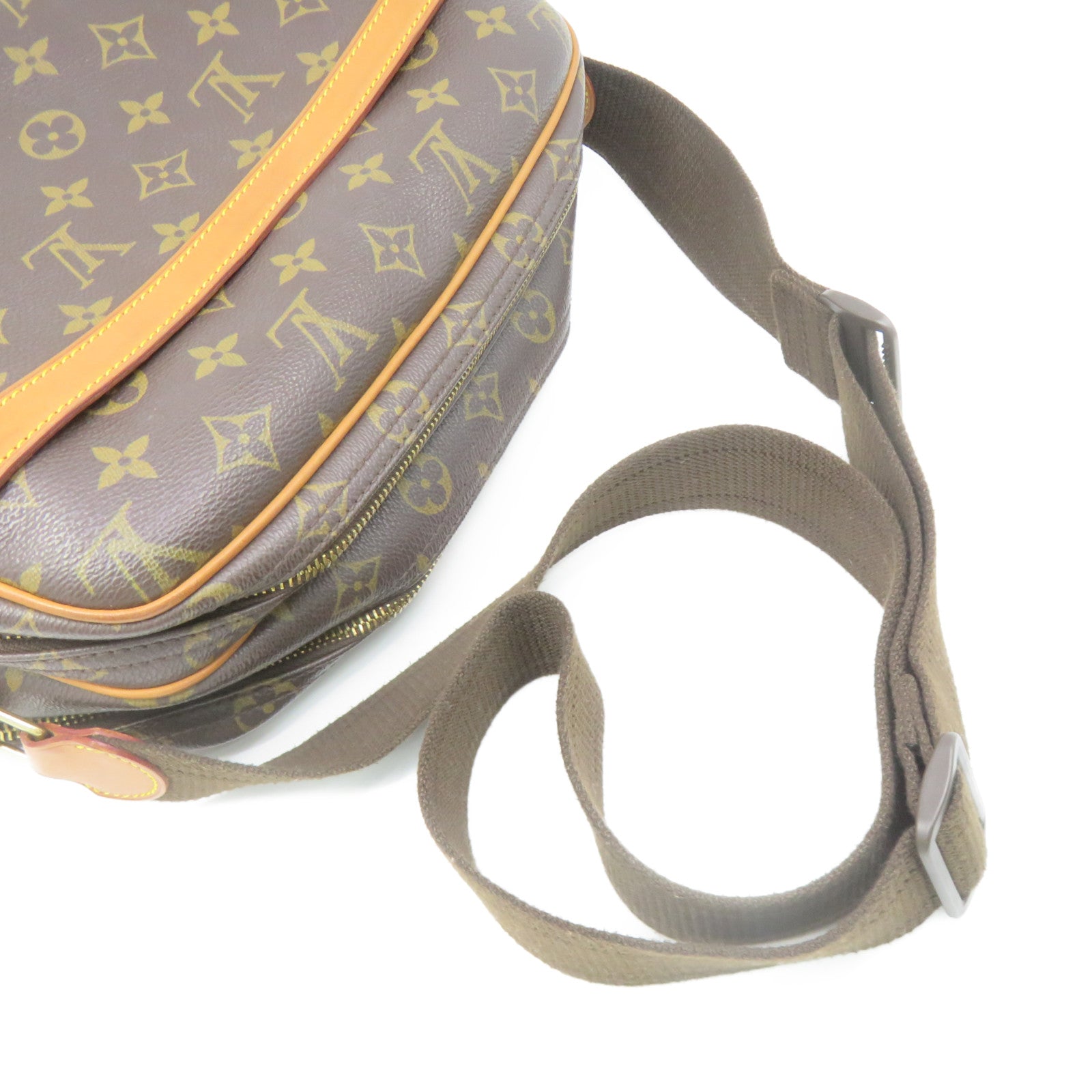 LOUIS VUITTON 【激減優惠】Monogram Reporter PM Shoulder Bag肩背袋啡色