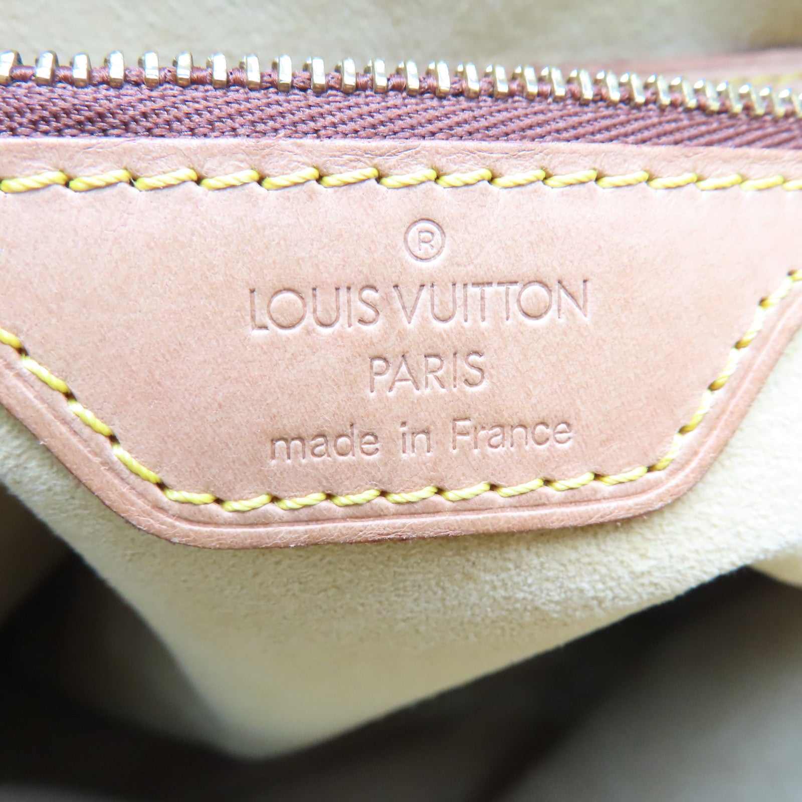 LOUIS VUITTON Monogram Looping金扣肩背袋啡色