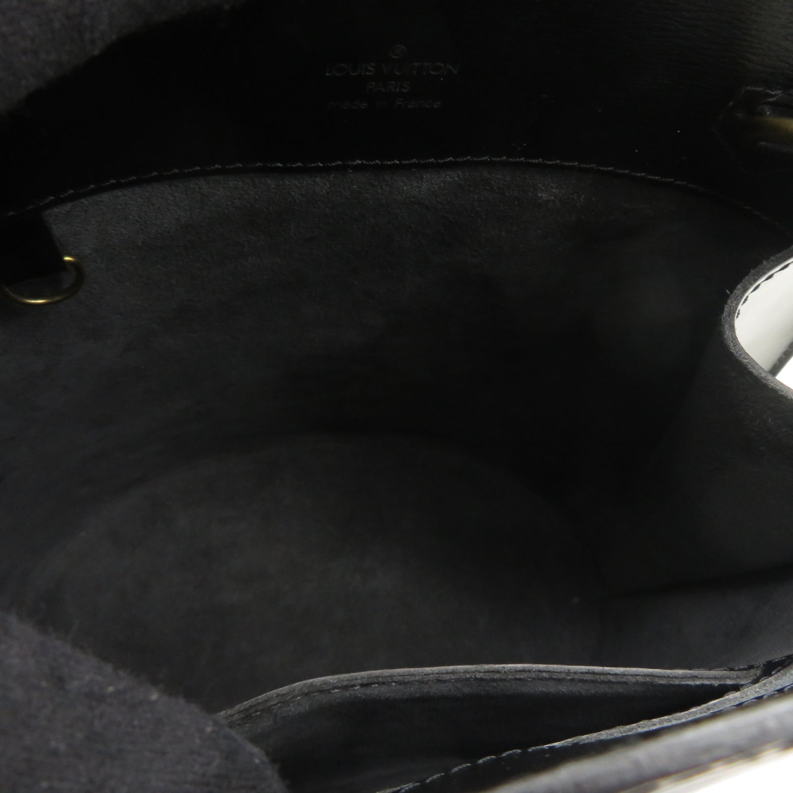 LOUIS VUITTON Epi Cluny金扣肩背袋黑色