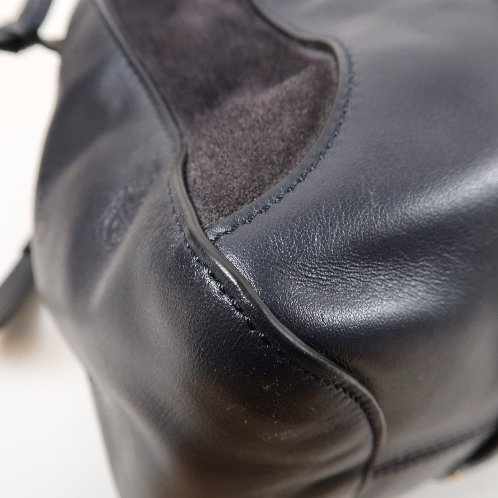 Chloe 牛皮皮革Shoulder Bag金扣肩背袋黑色