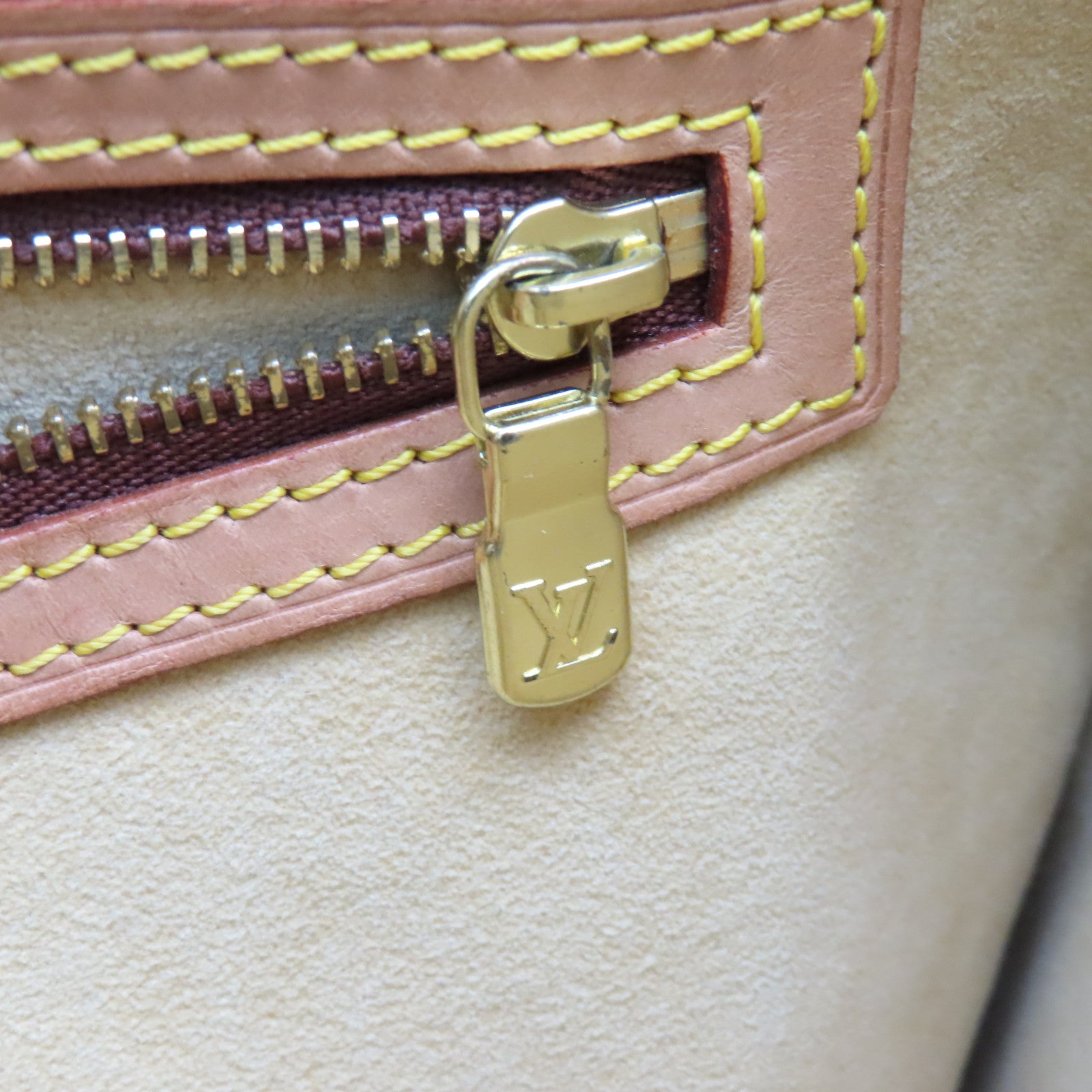 LOUIS VUITTON Monogram Looping金扣肩背袋啡色