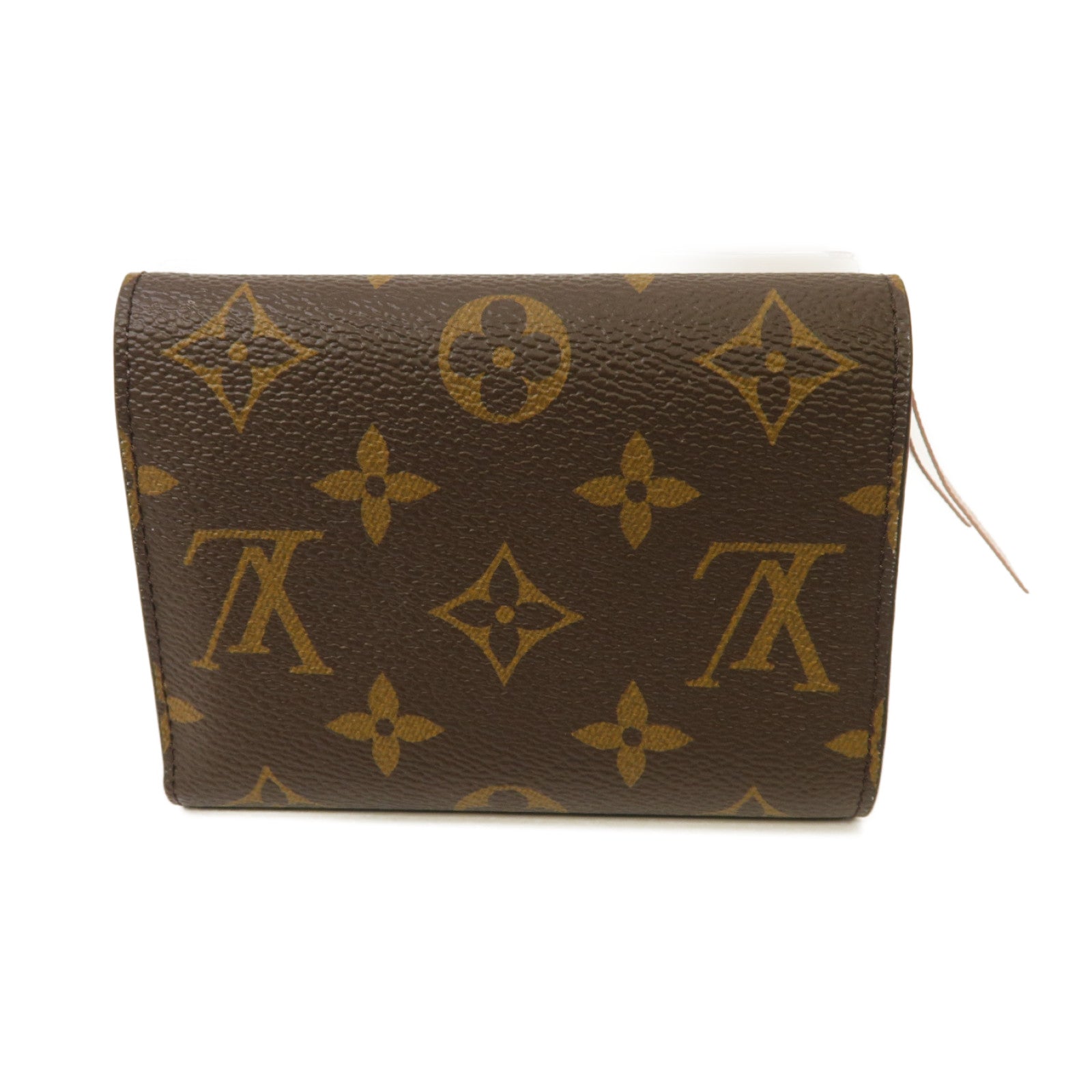 LOUIS VUITTON Monogram Victorine Wallet金扣錢包棕色/粉紅色