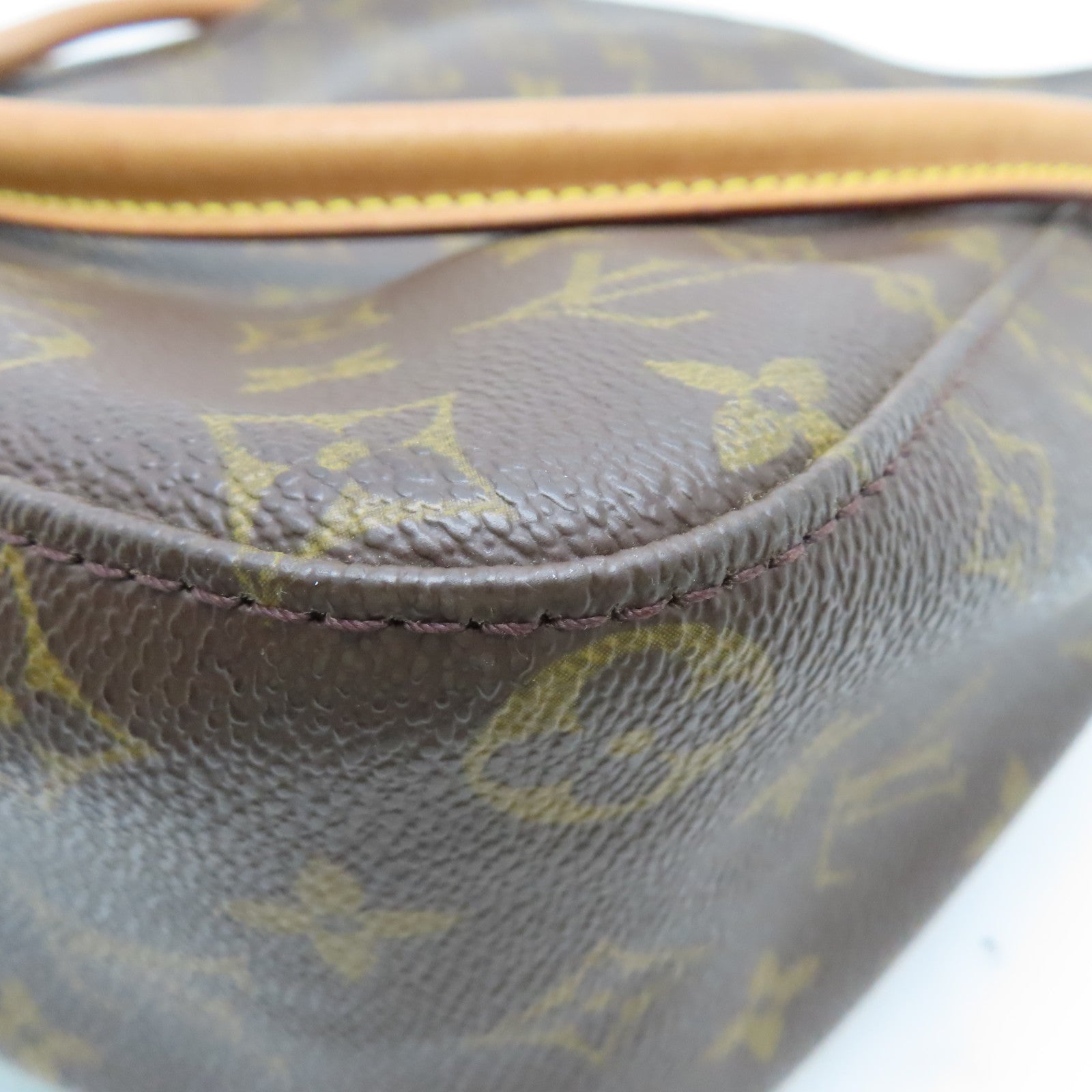 LOUIS VUITTON Monogram Looping金扣肩背袋啡色